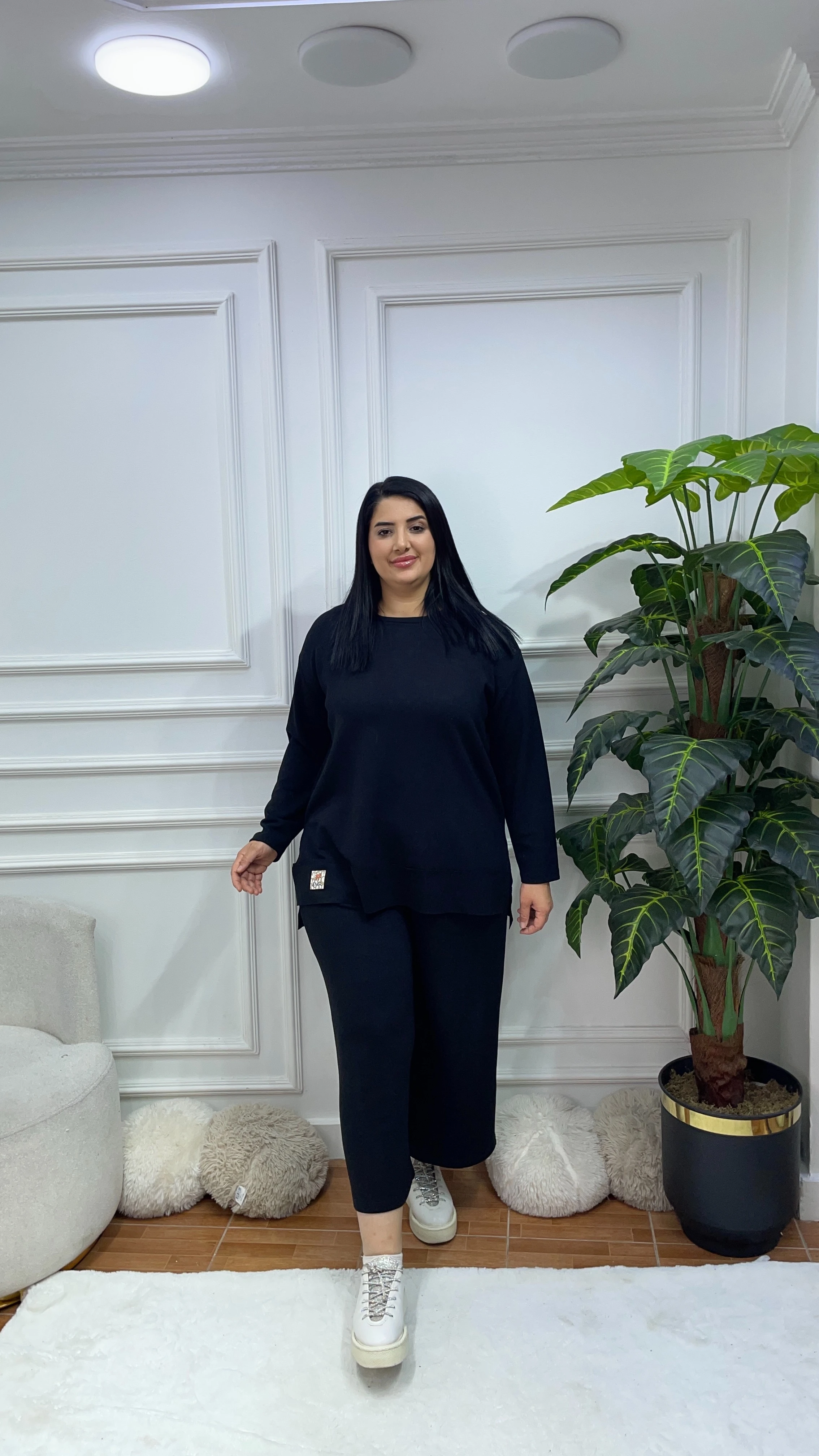 Premium Kalitede Modal Takım - Siyah