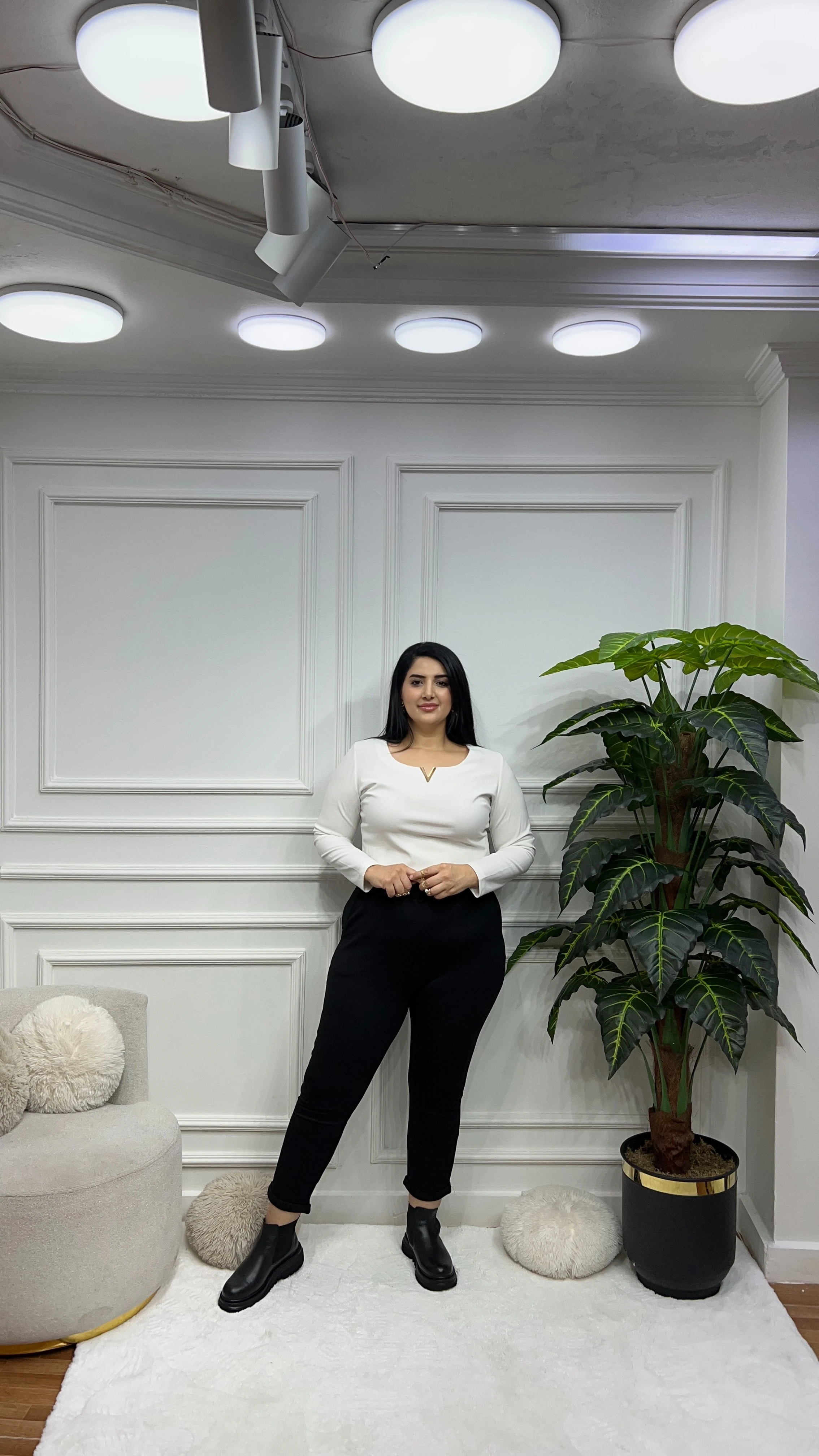 Büyük Beden Full Likralı Pantolon