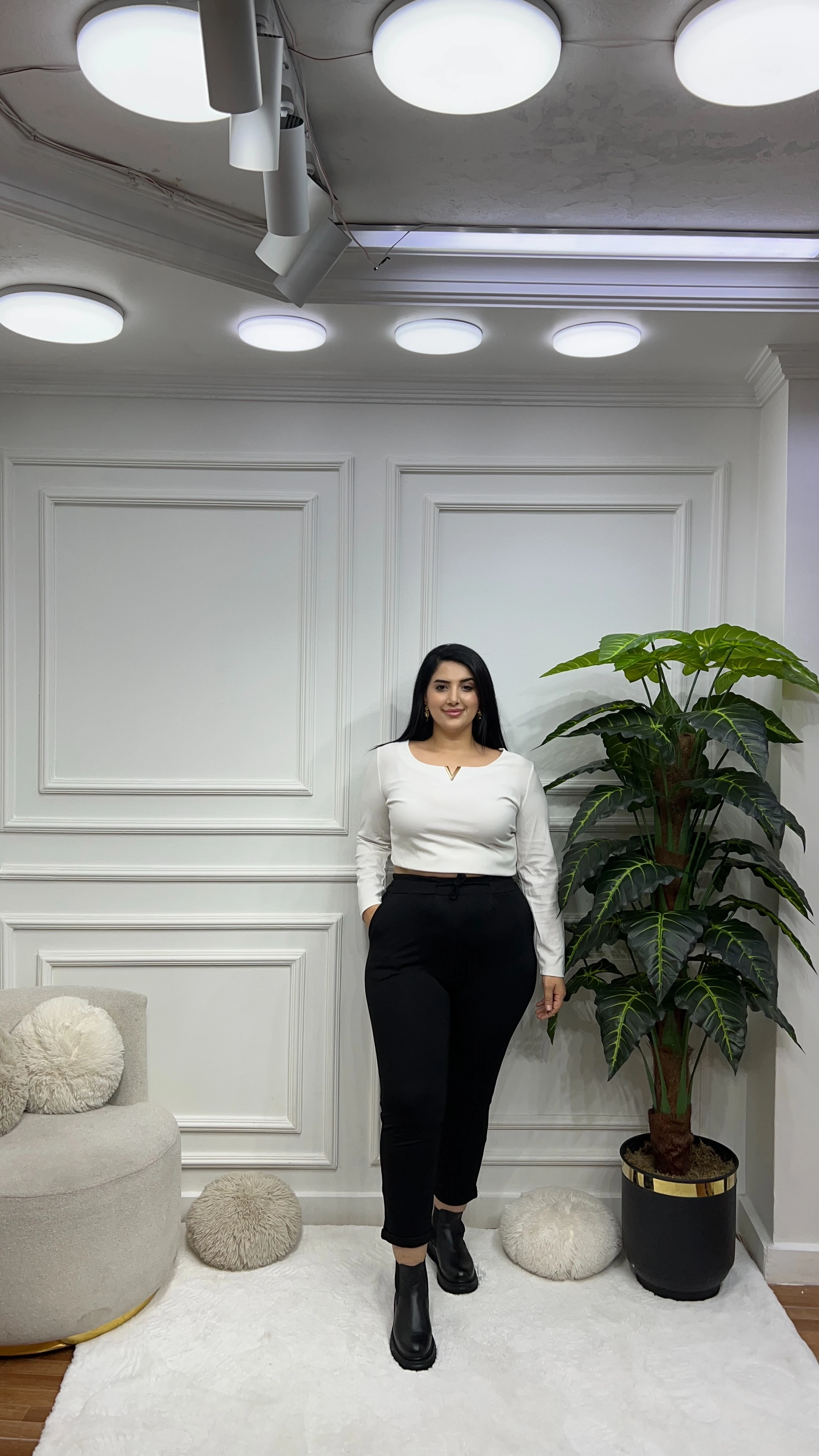 Büyük Beden Full Likralı Pantolon