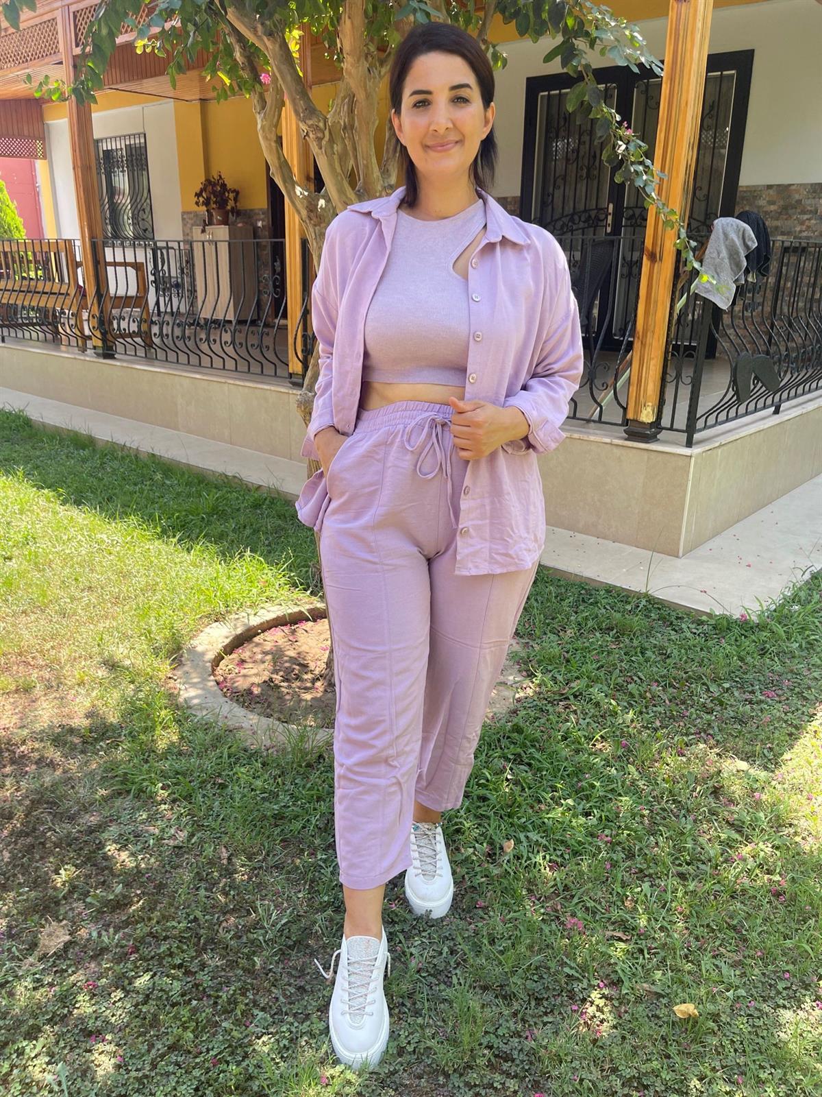 Bloom İkili Keten Takım