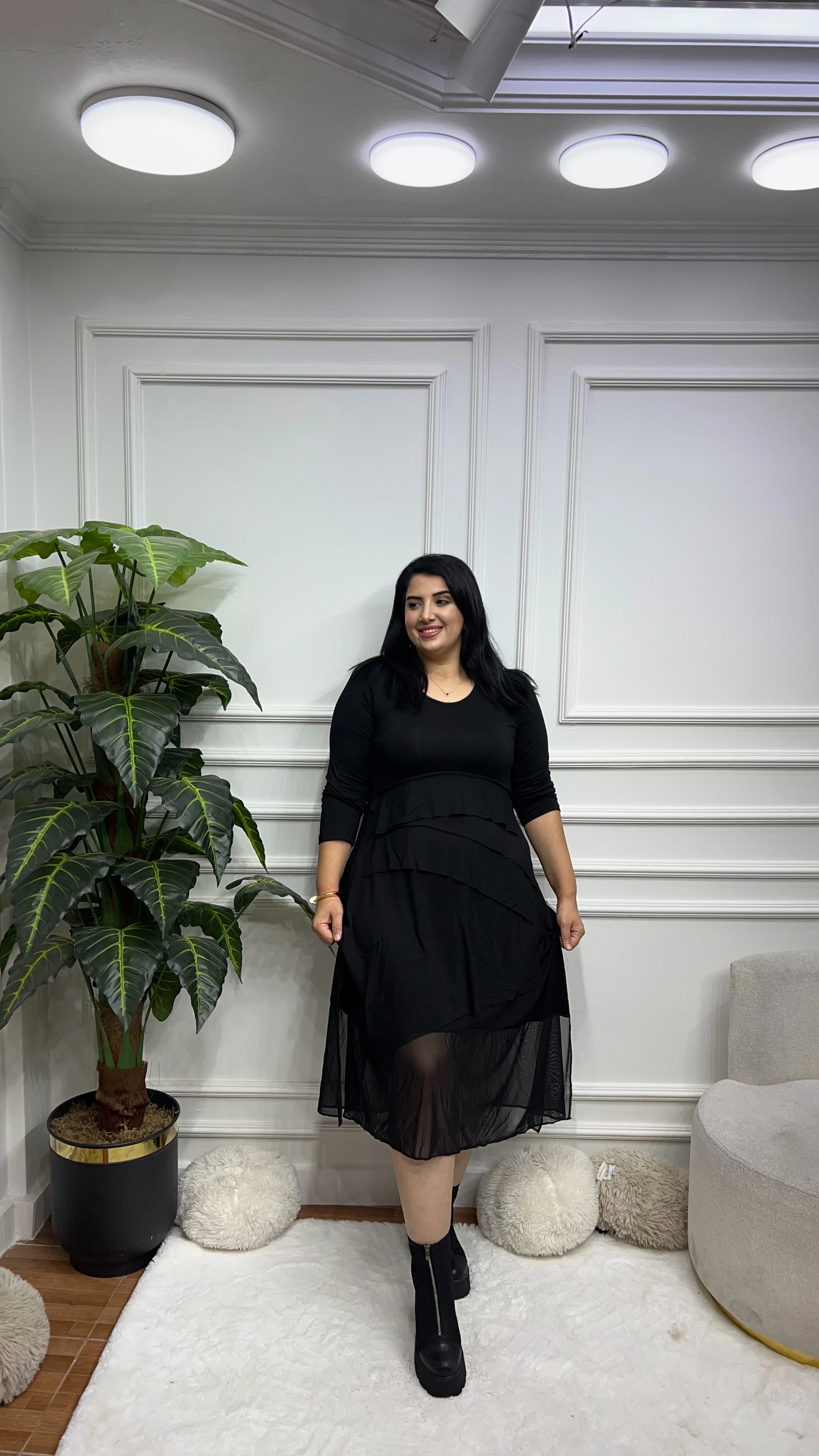 Büyük Beden Clove Elbise