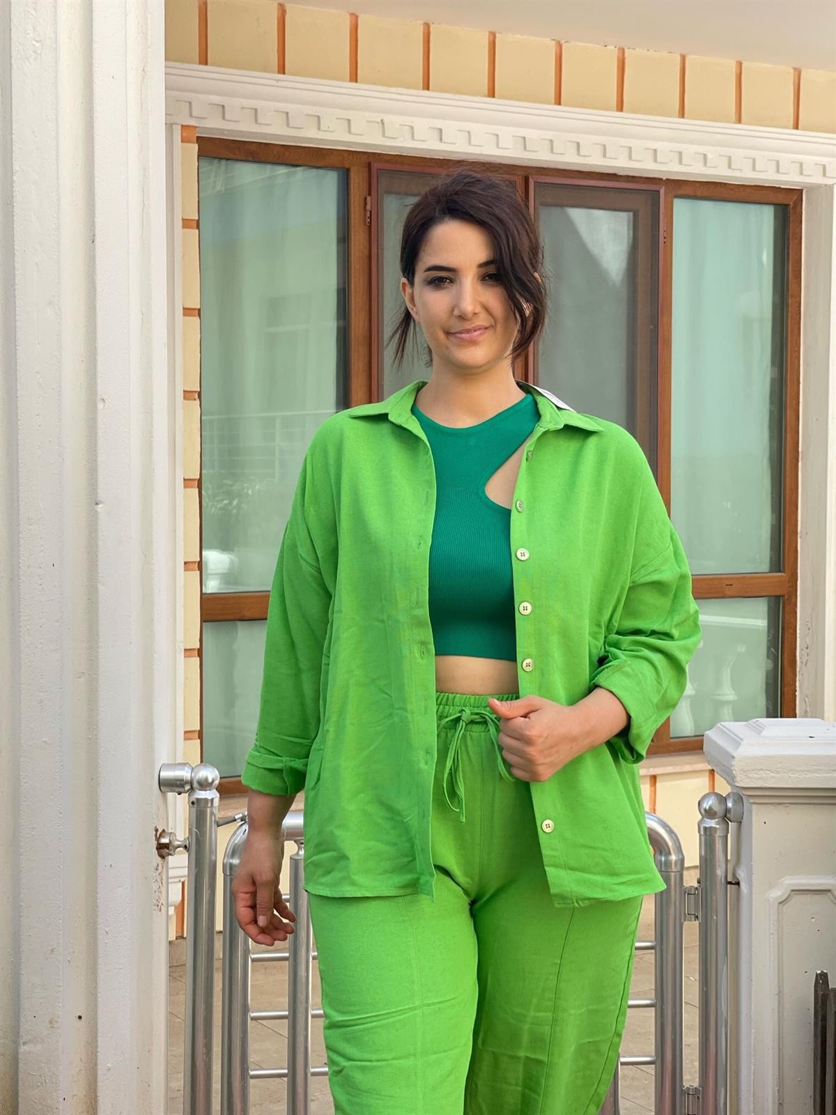 Bloom İkili Keten Takım