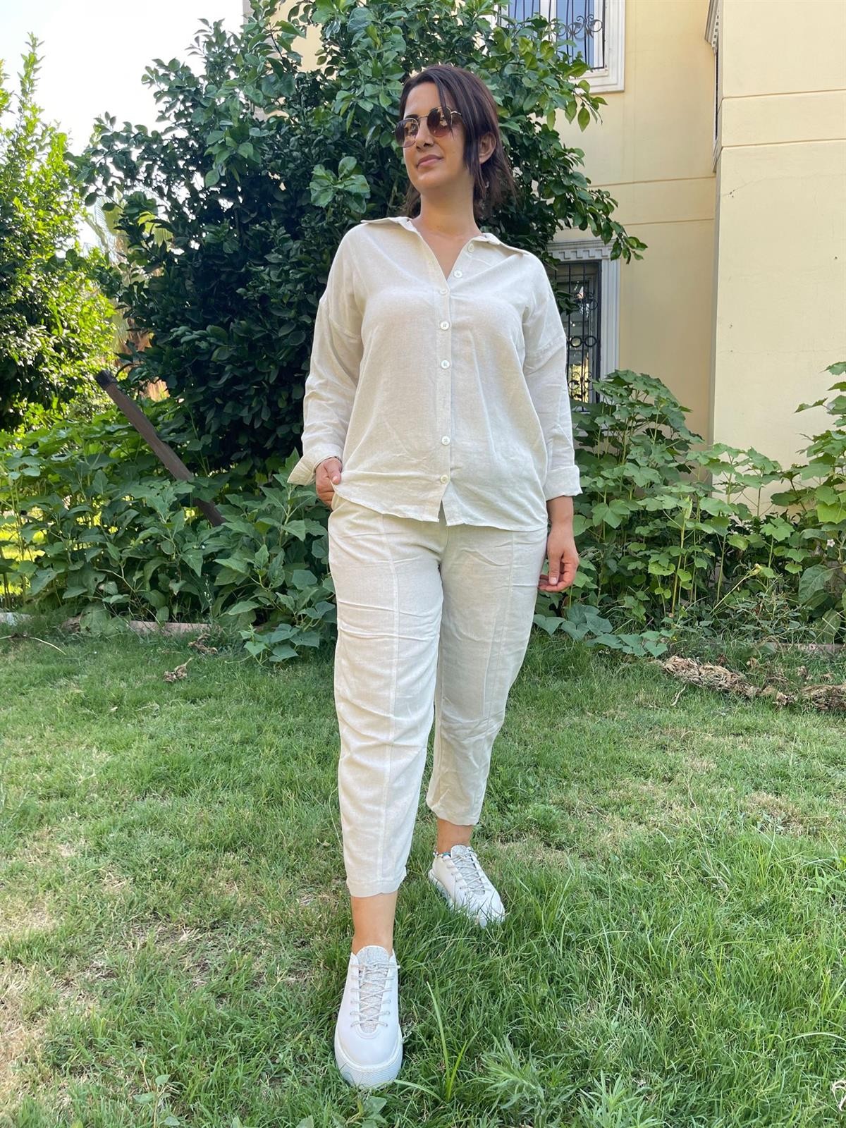 Bloom İkili Keten Takım