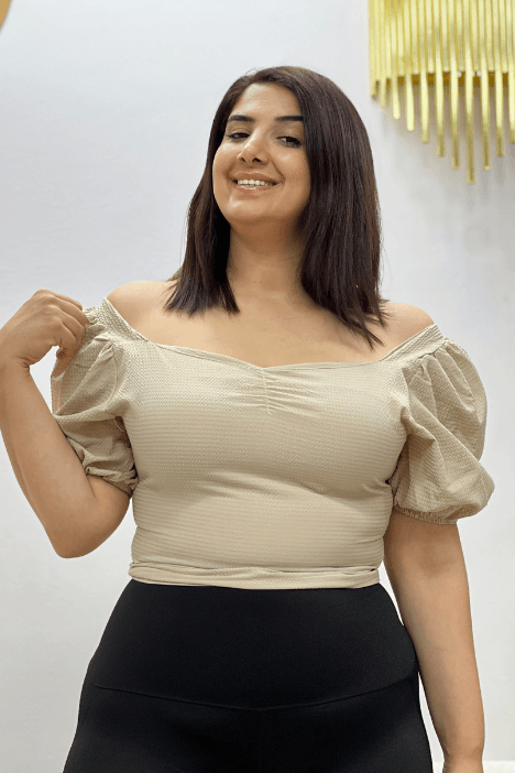 Madonna Crop - Krem