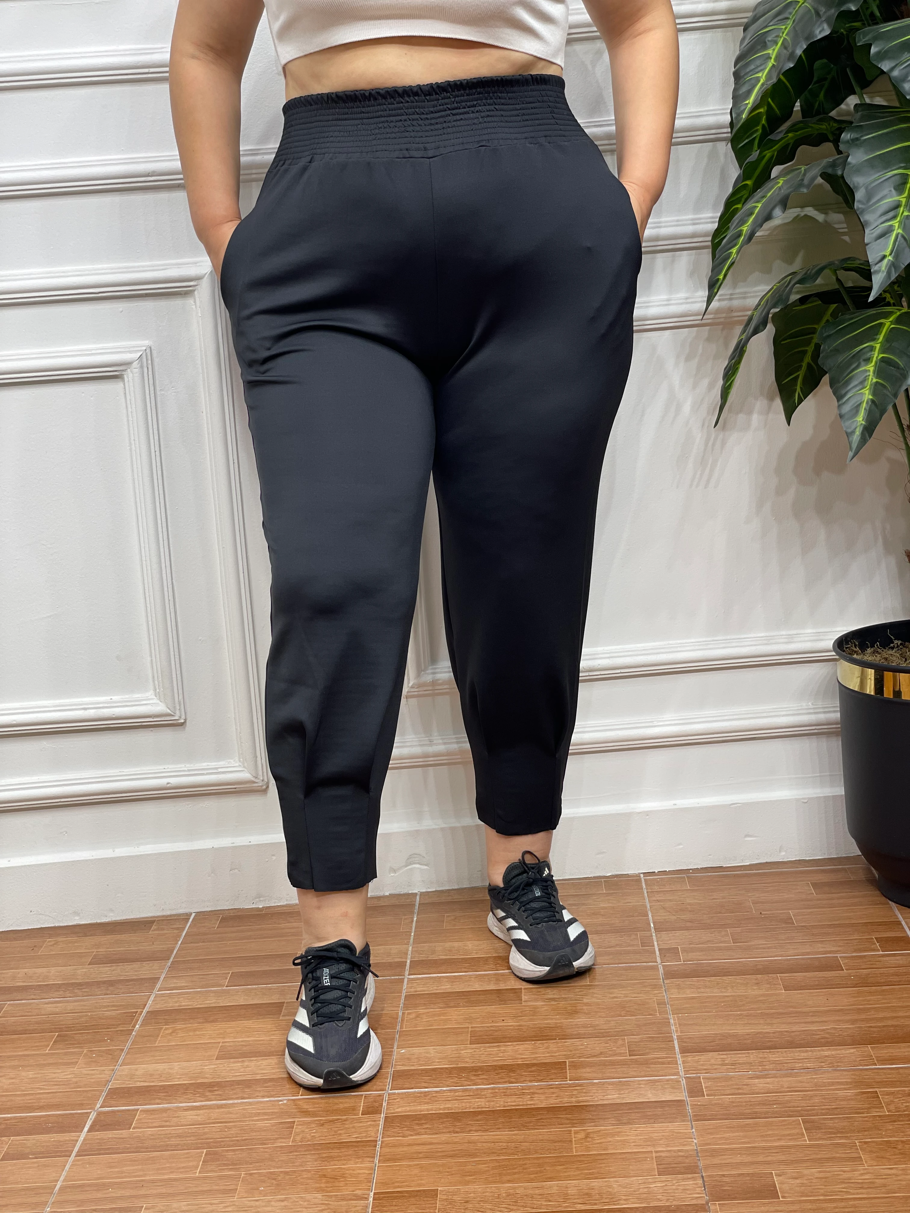 Büyük Beden Korsajlı Scuba Jogger Pantolon