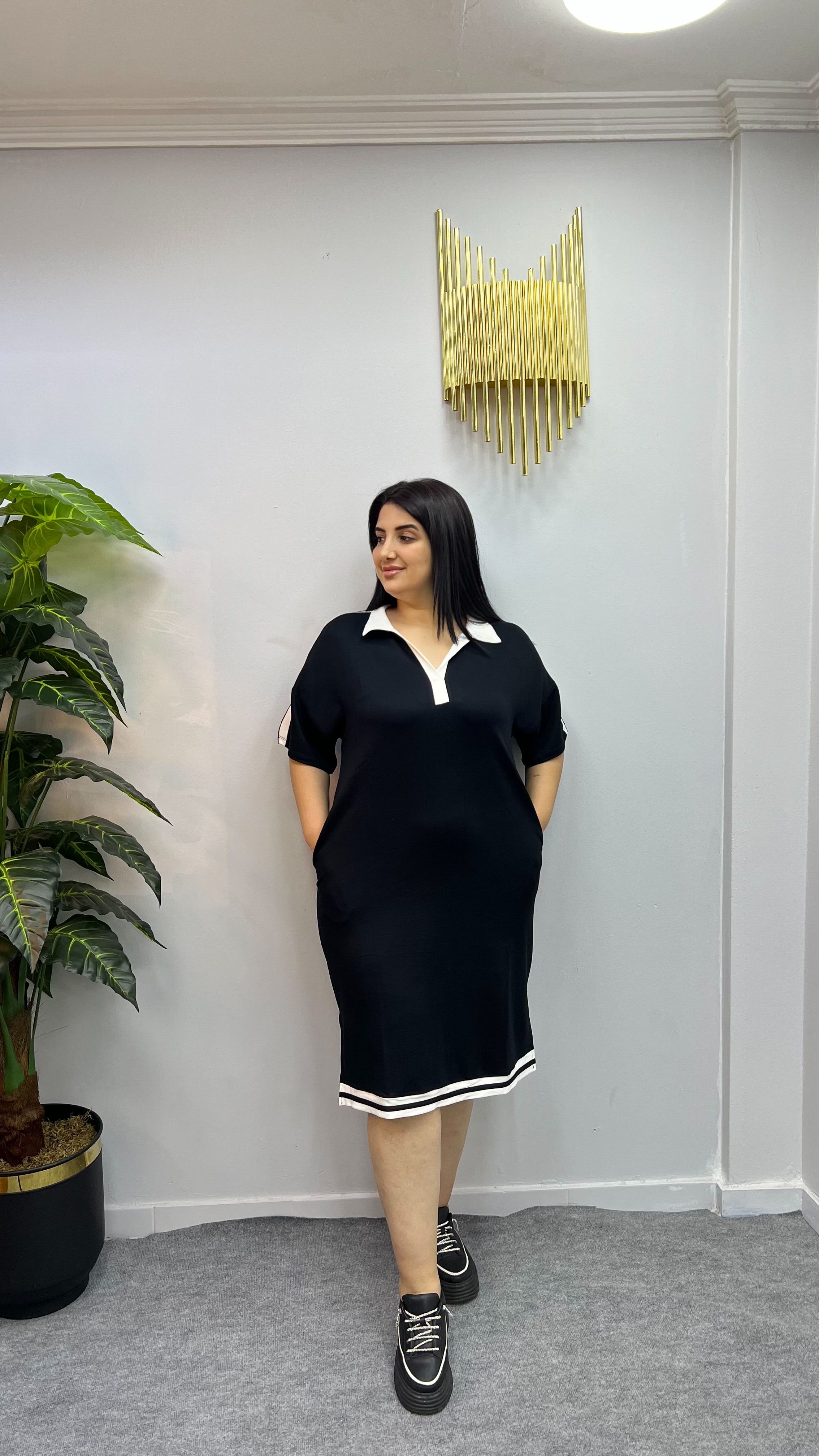 Polo Yaka Elbise