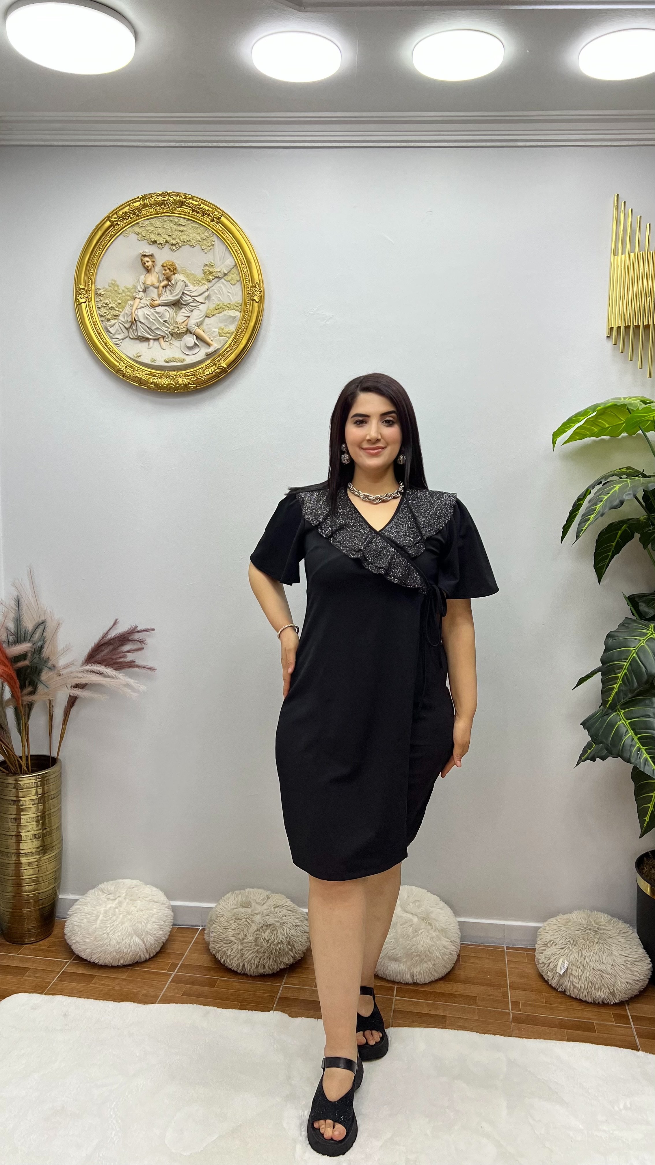 Büyük Beden Royal Elbise