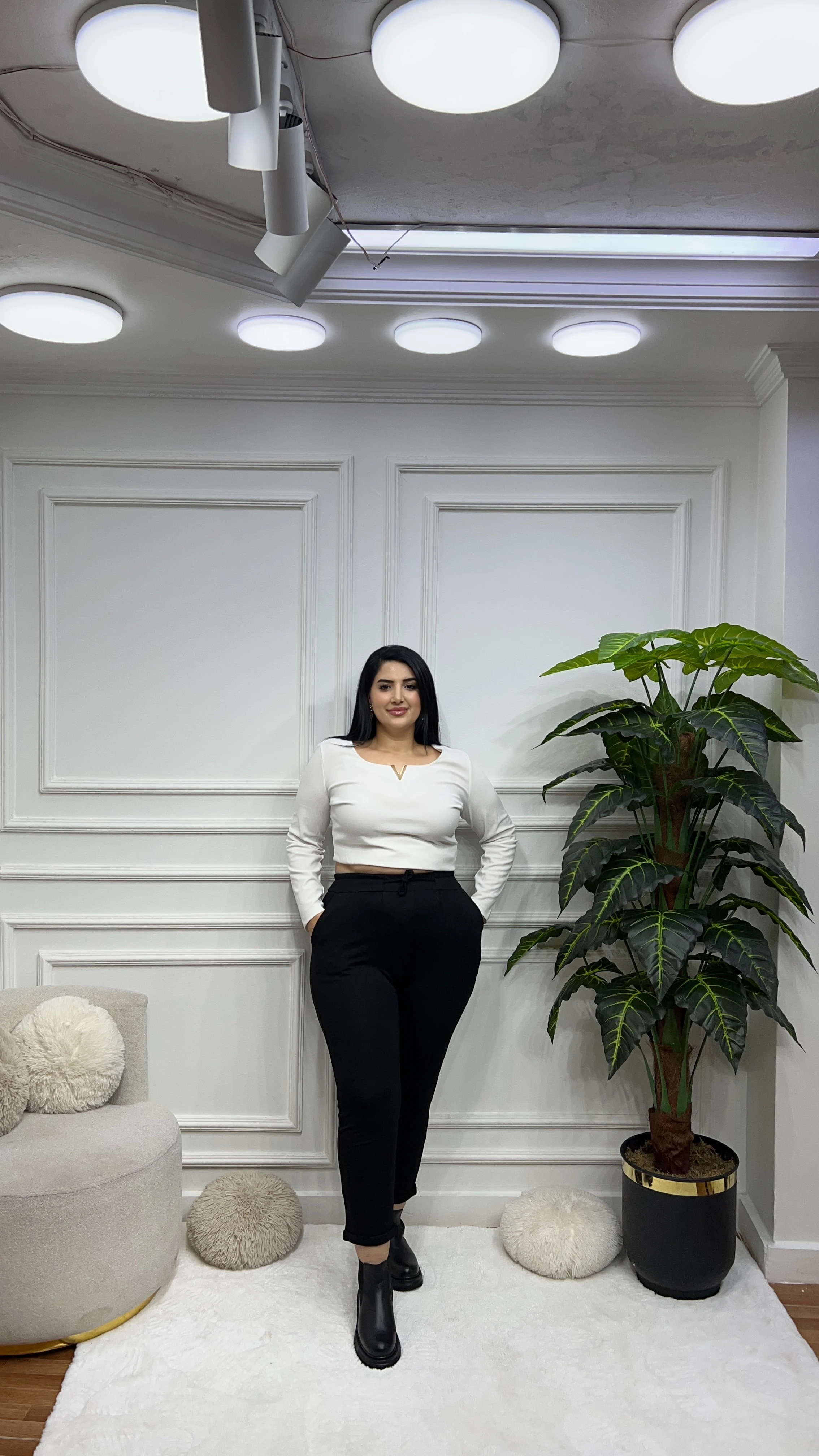 Büyük Beden Full Likralı Pantolon