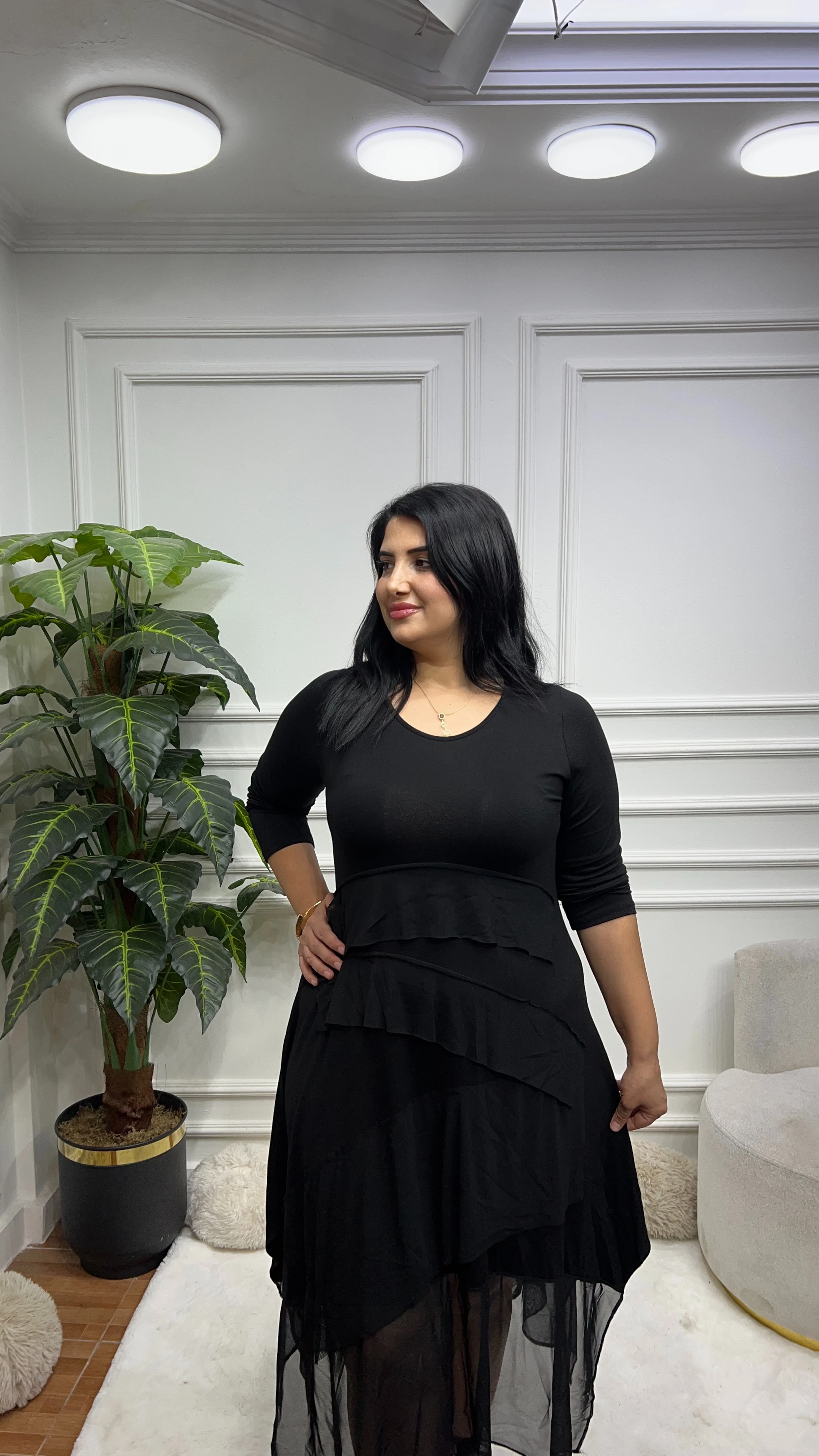 Büyük Beden Clove Elbise