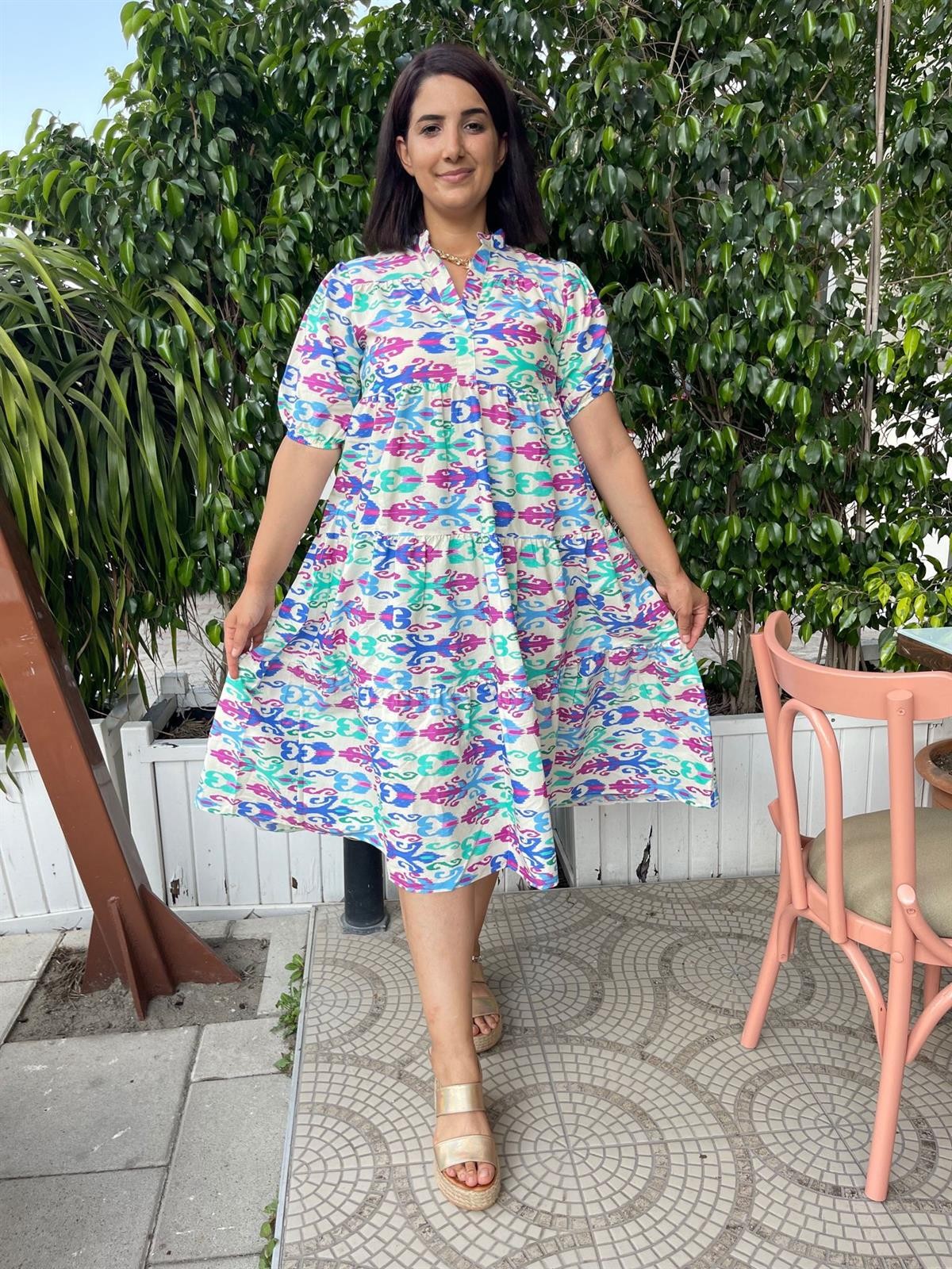 Prenses Poplin Elbıse