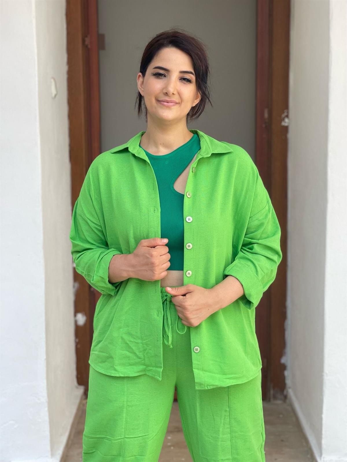 Bloom İkili Keten Takım