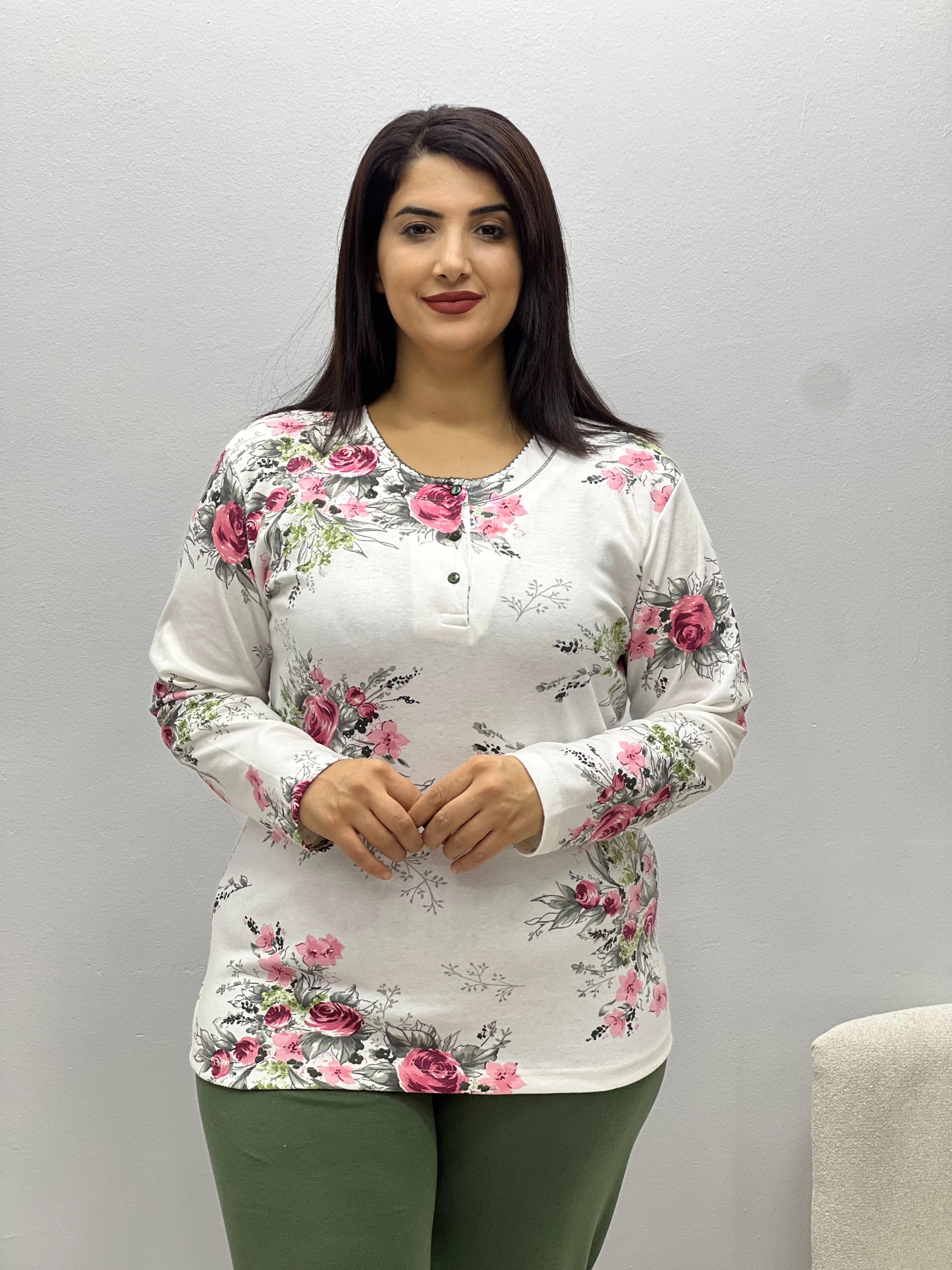 Büyük Beden Marina Pijama Takımı