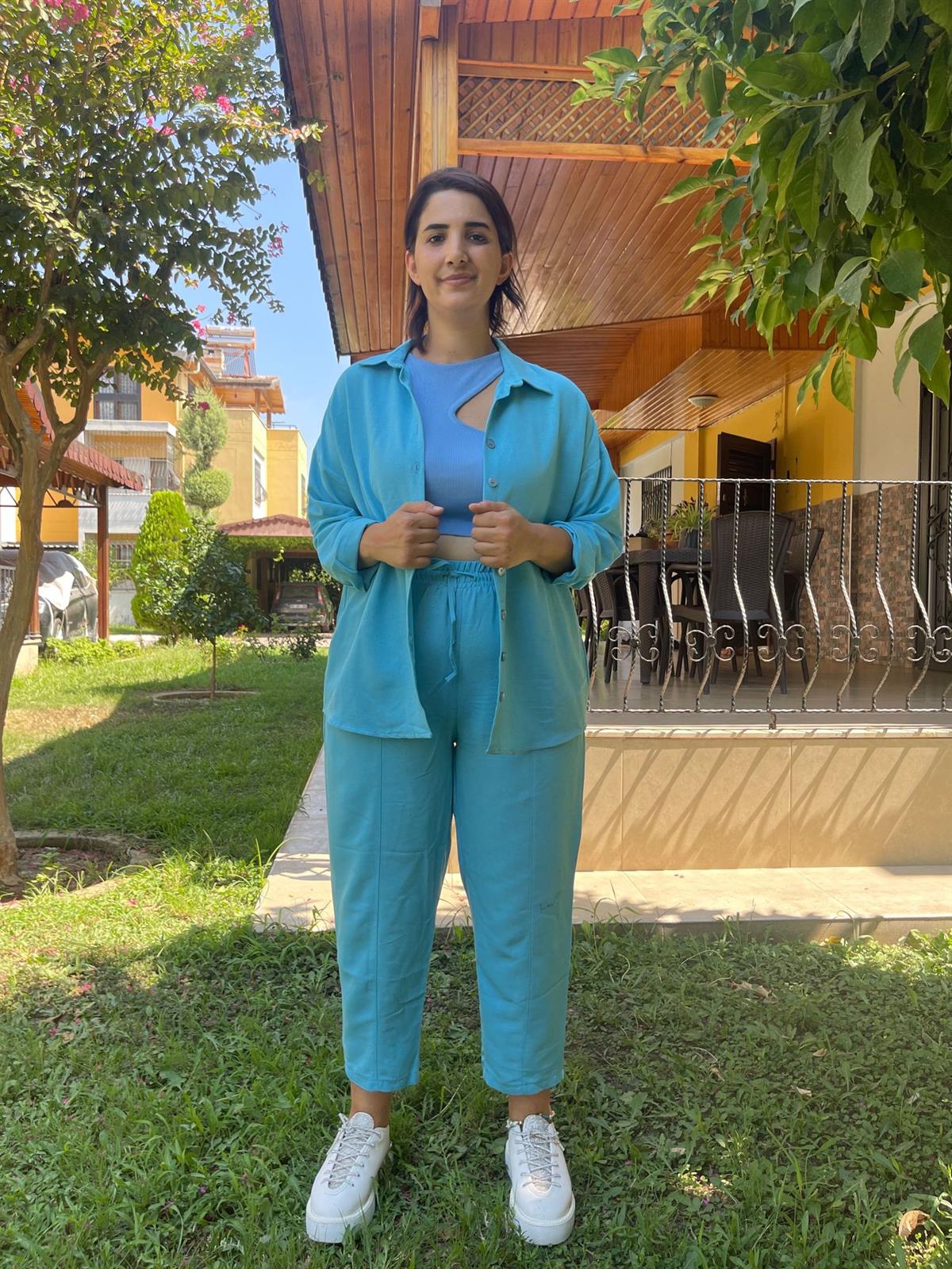 Bloom İkili Keten Takım