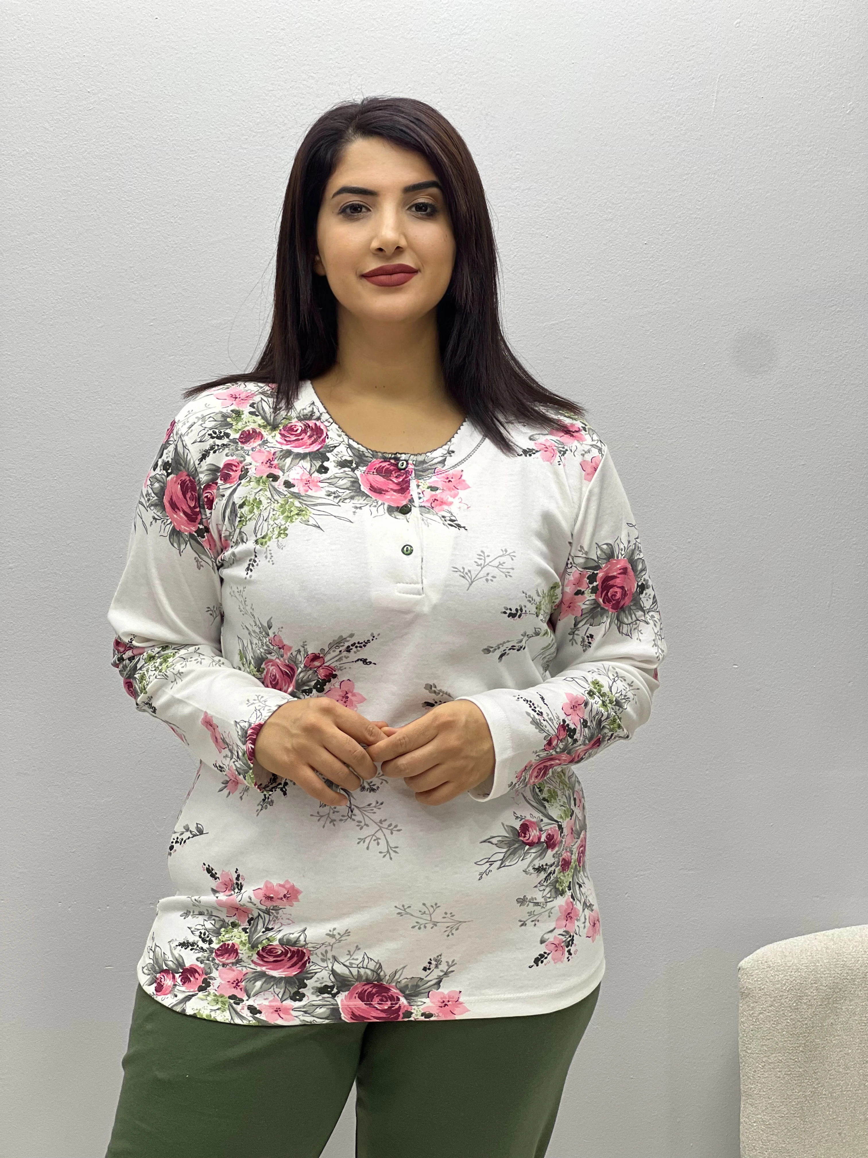 Büyük Beden Marina Pijama Takımı