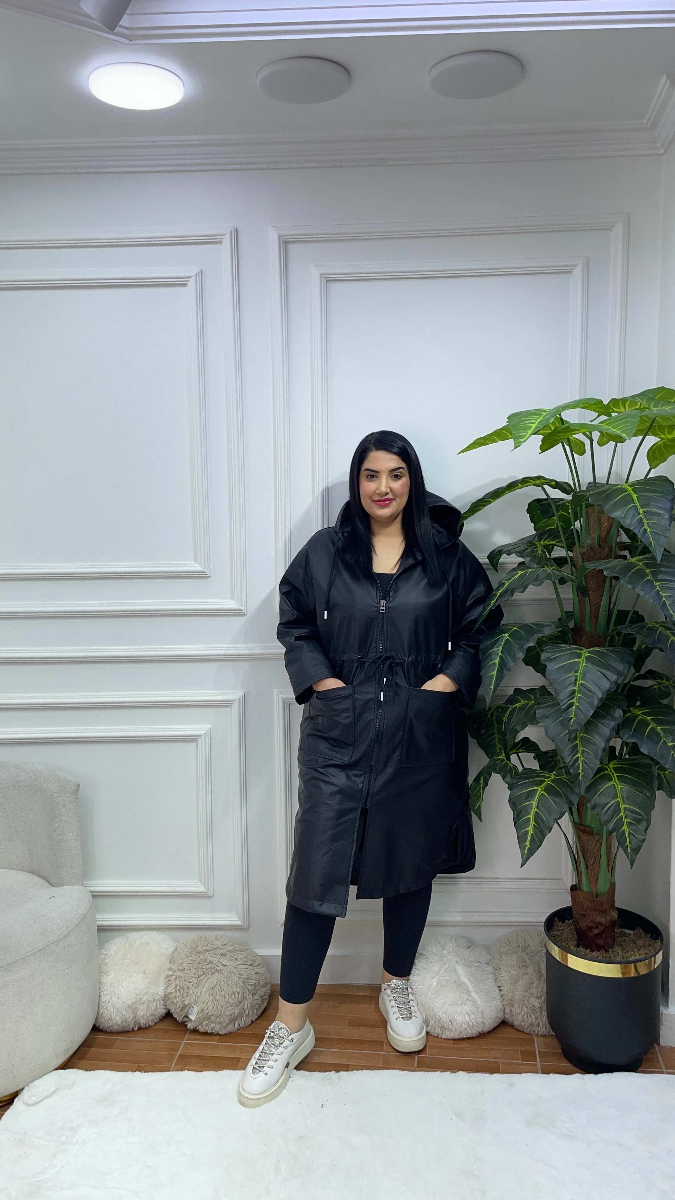 Rozasilva Yağmurluk - Siyah