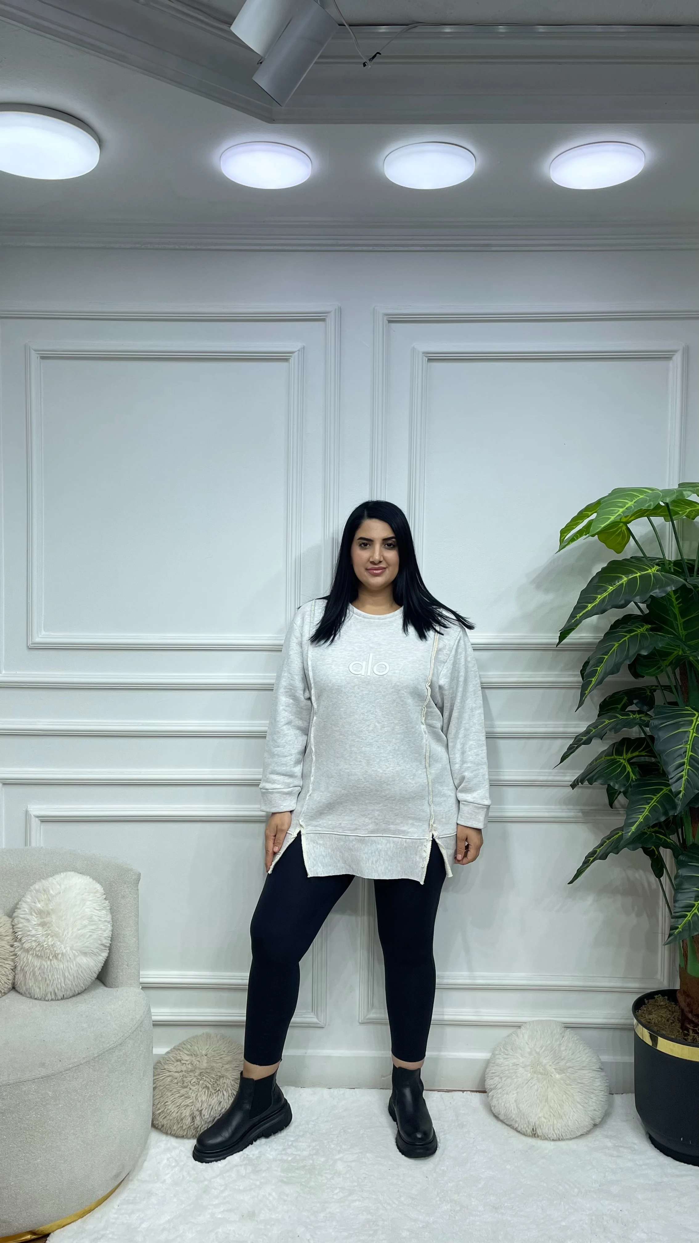 Premium Kalite Alo Sweatler - Gri