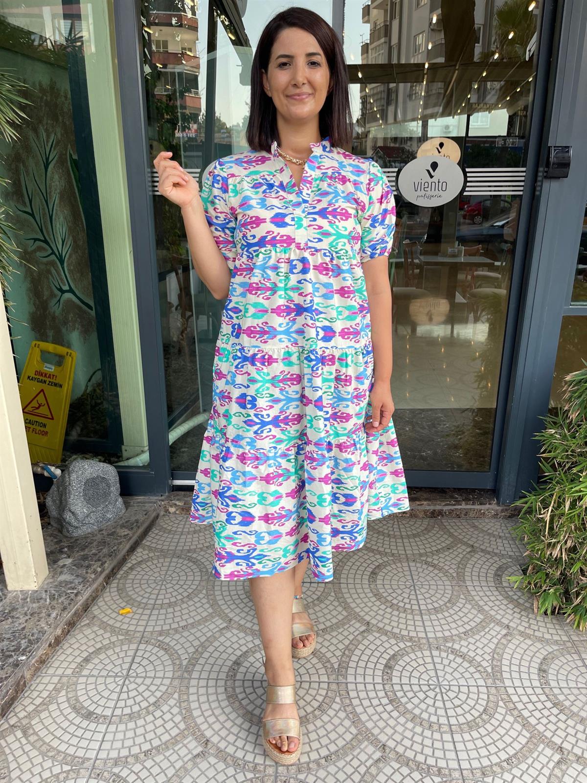 Prenses Poplin Elbıse