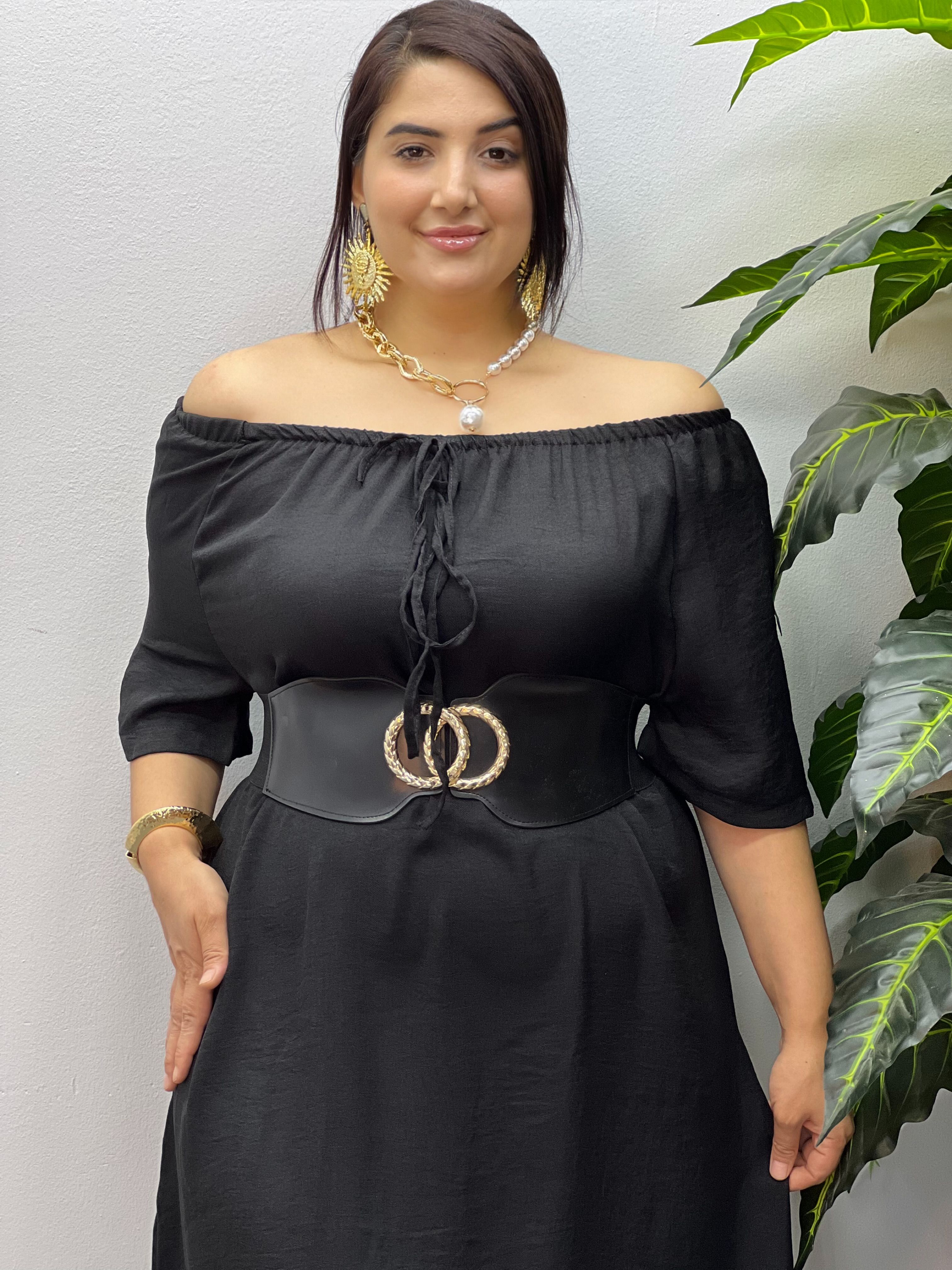 Ayrobin Keten Elbise