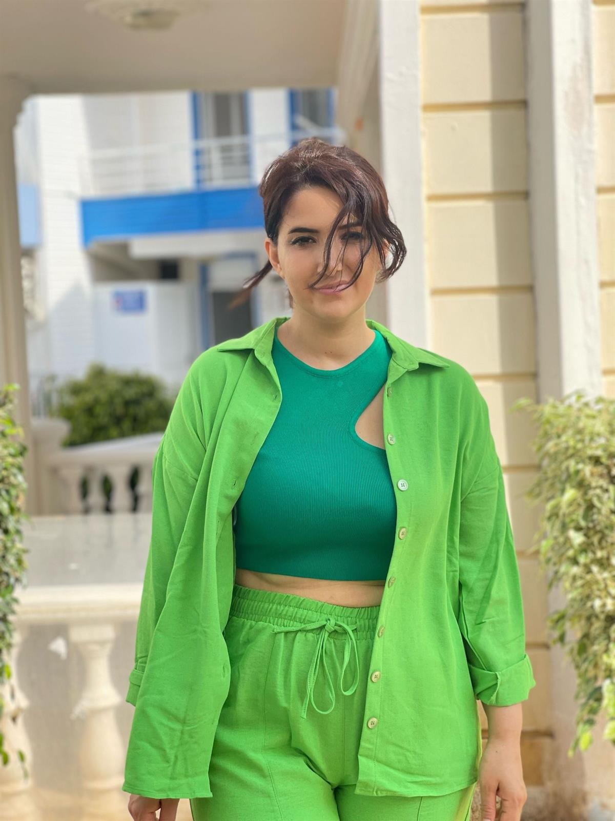 Bloom İkili Keten Takım
