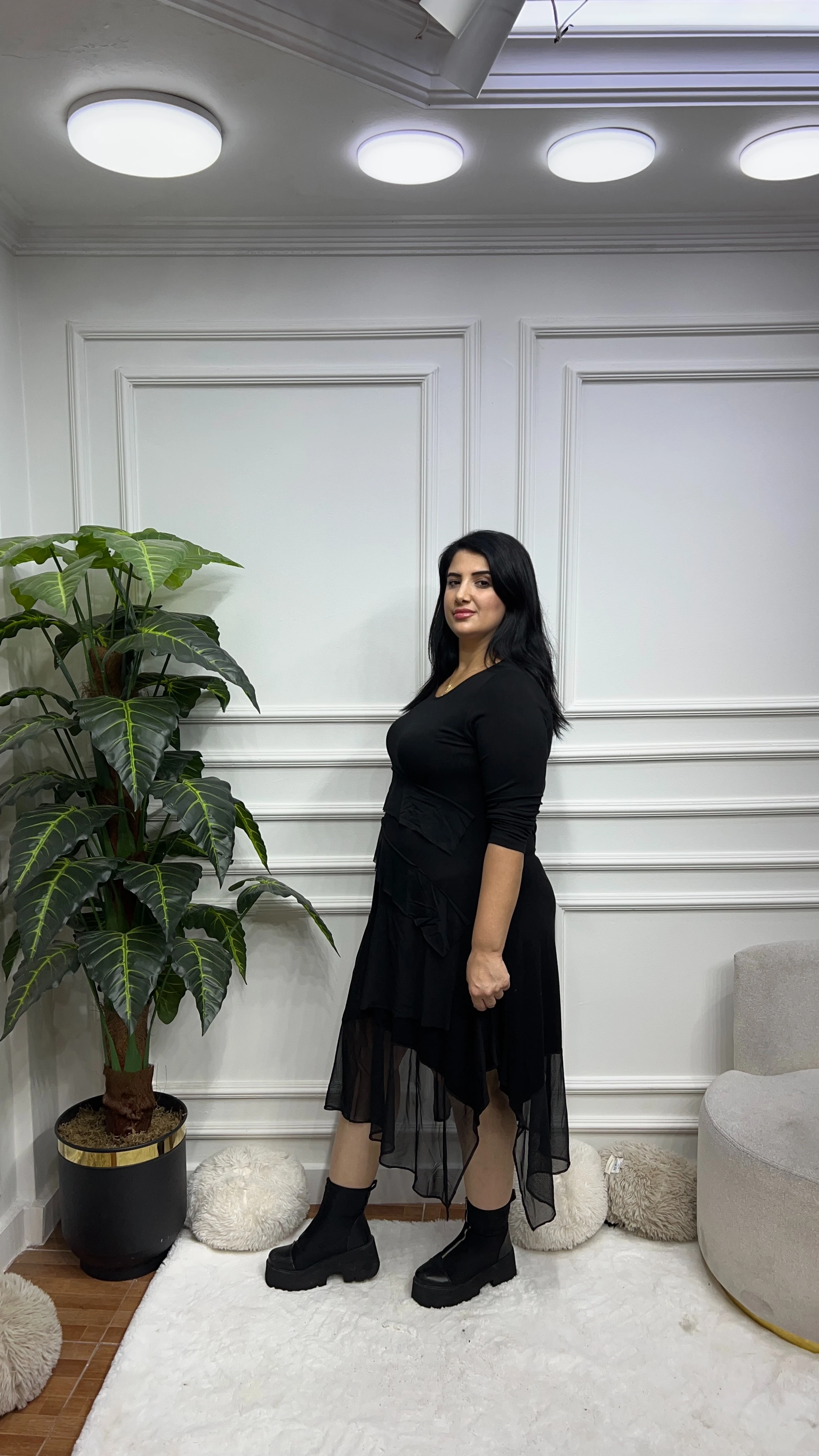 Büyük Beden Clove Elbise