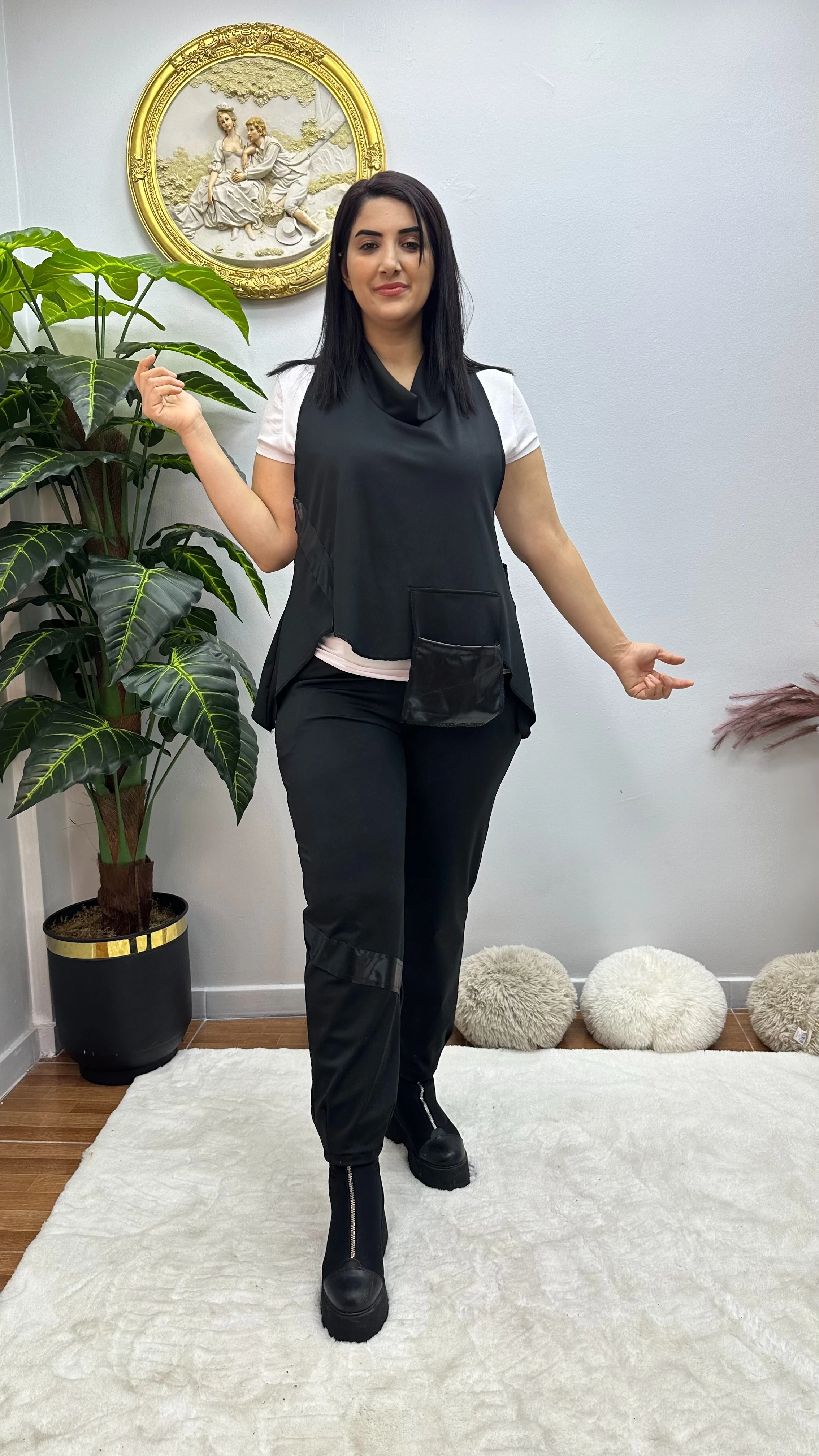 Deri Detay Scuba Kumaş Tasarım Takım