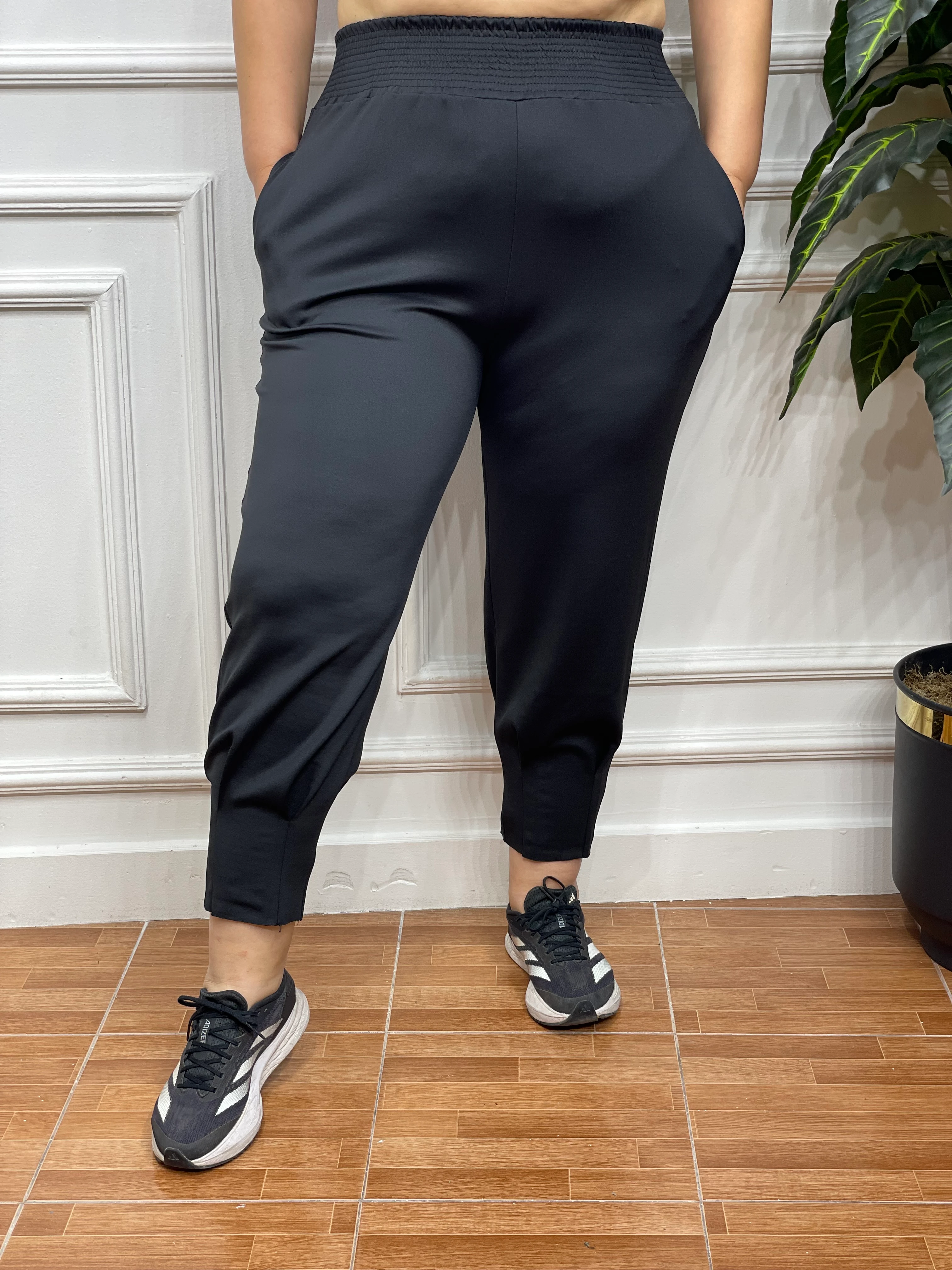 Büyük Beden Korsajlı Scuba Jogger Pantolon