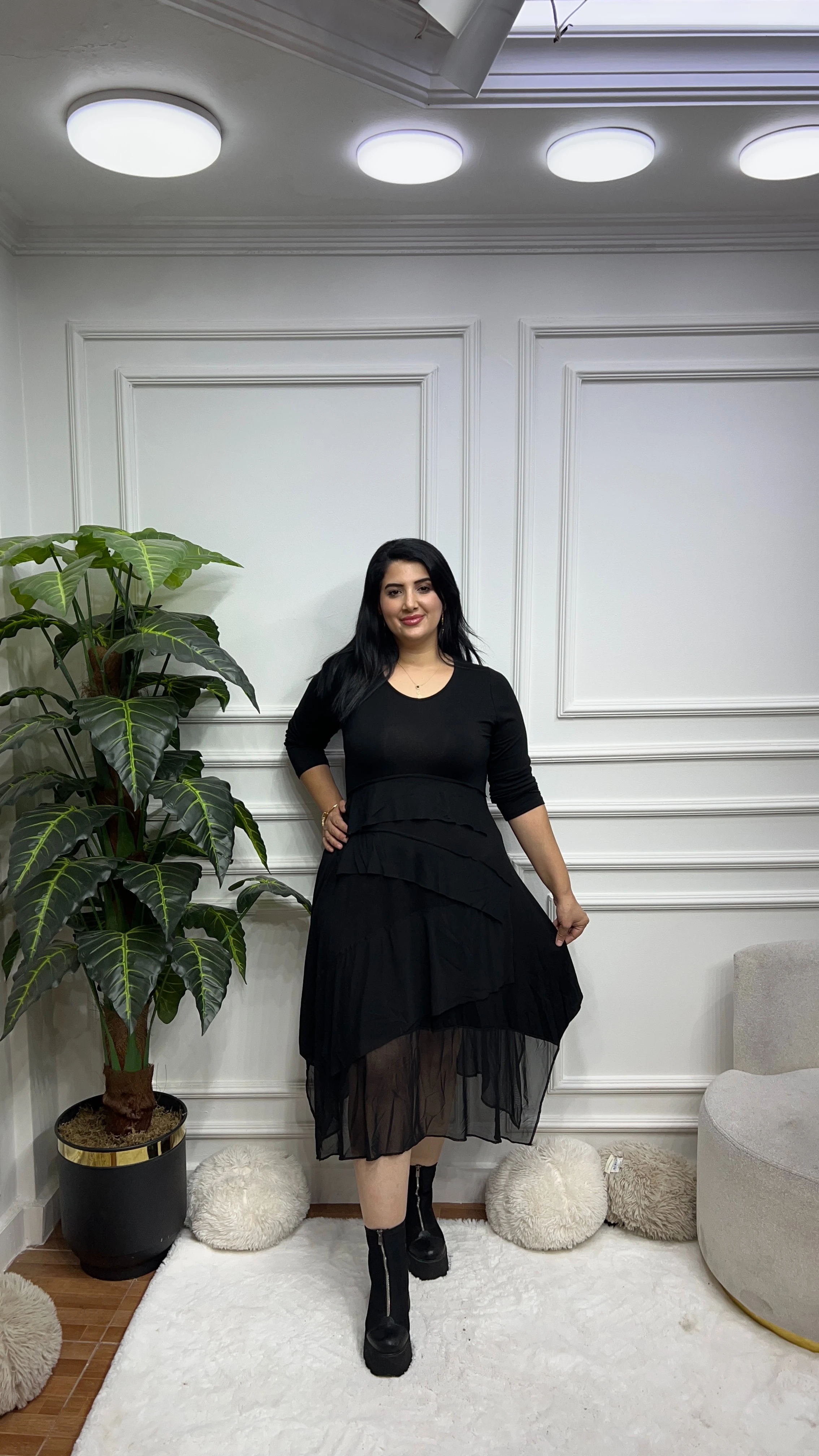 Büyük Beden Clove Elbise