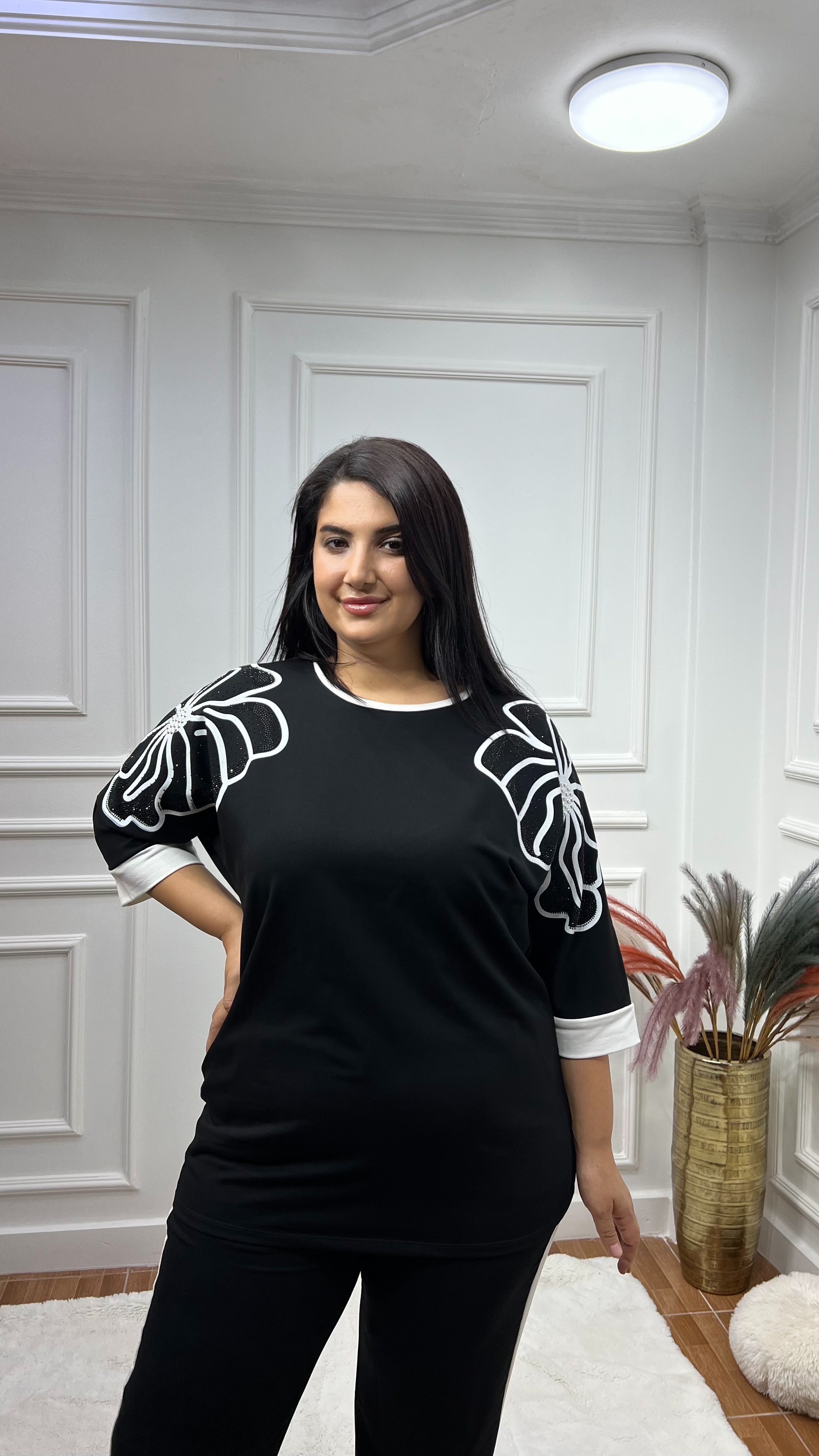Cicek Detay Taşlı Takım