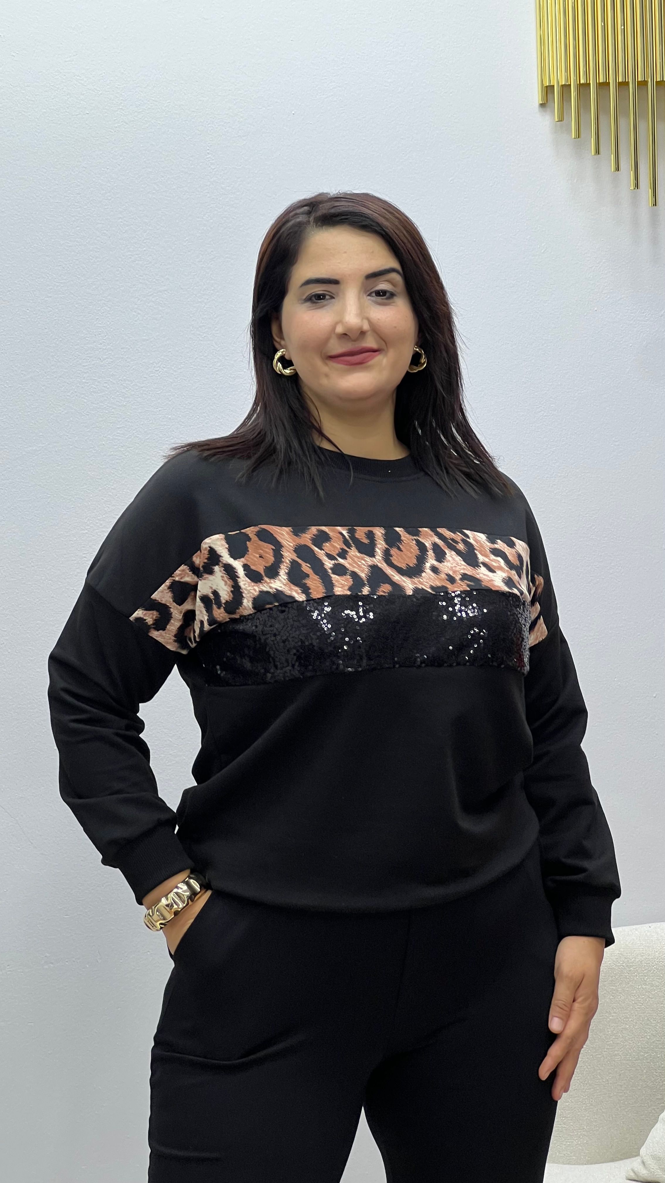 Leopar Sweat