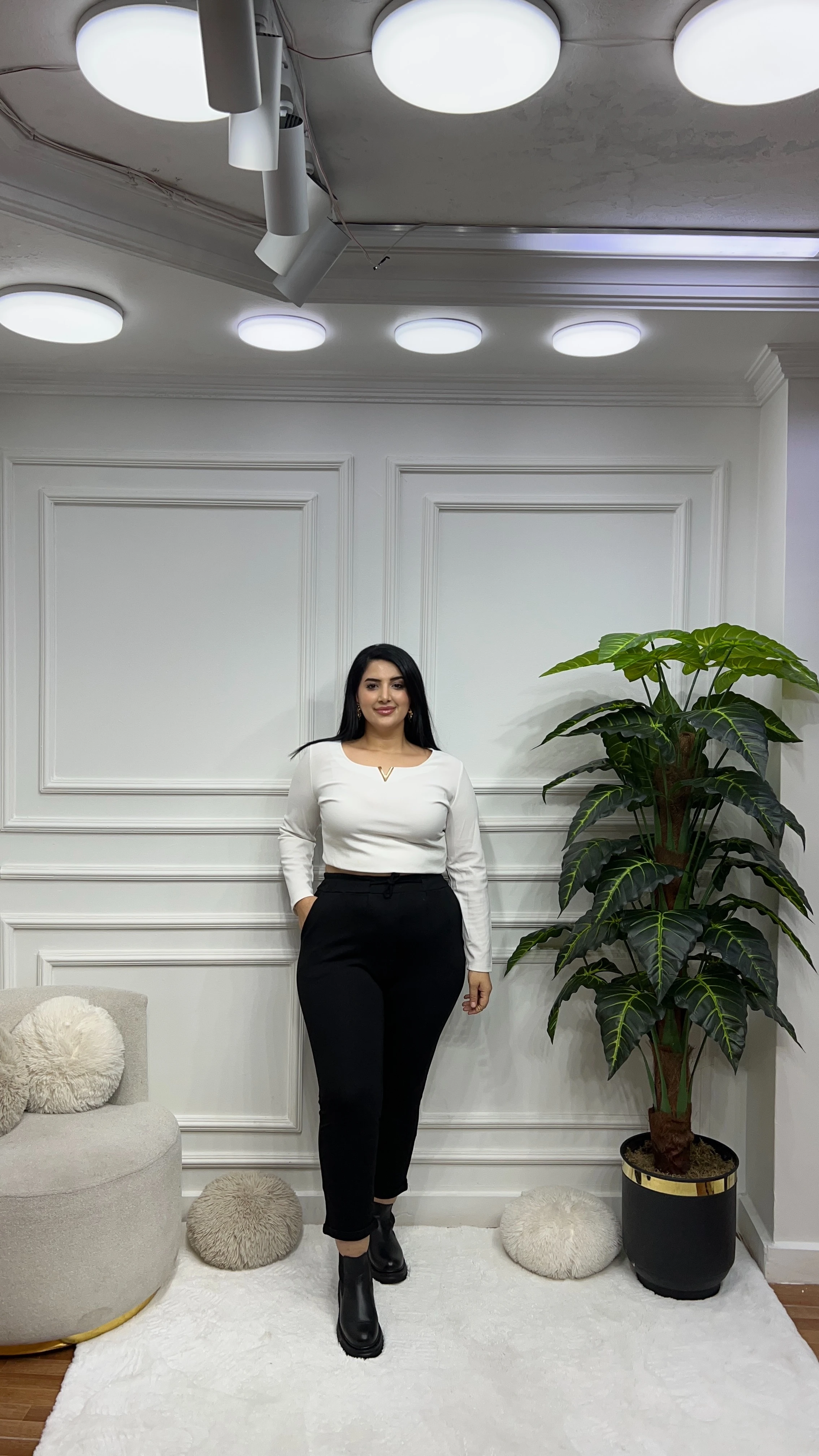 Büyük Beden Full Likralı Pantolon