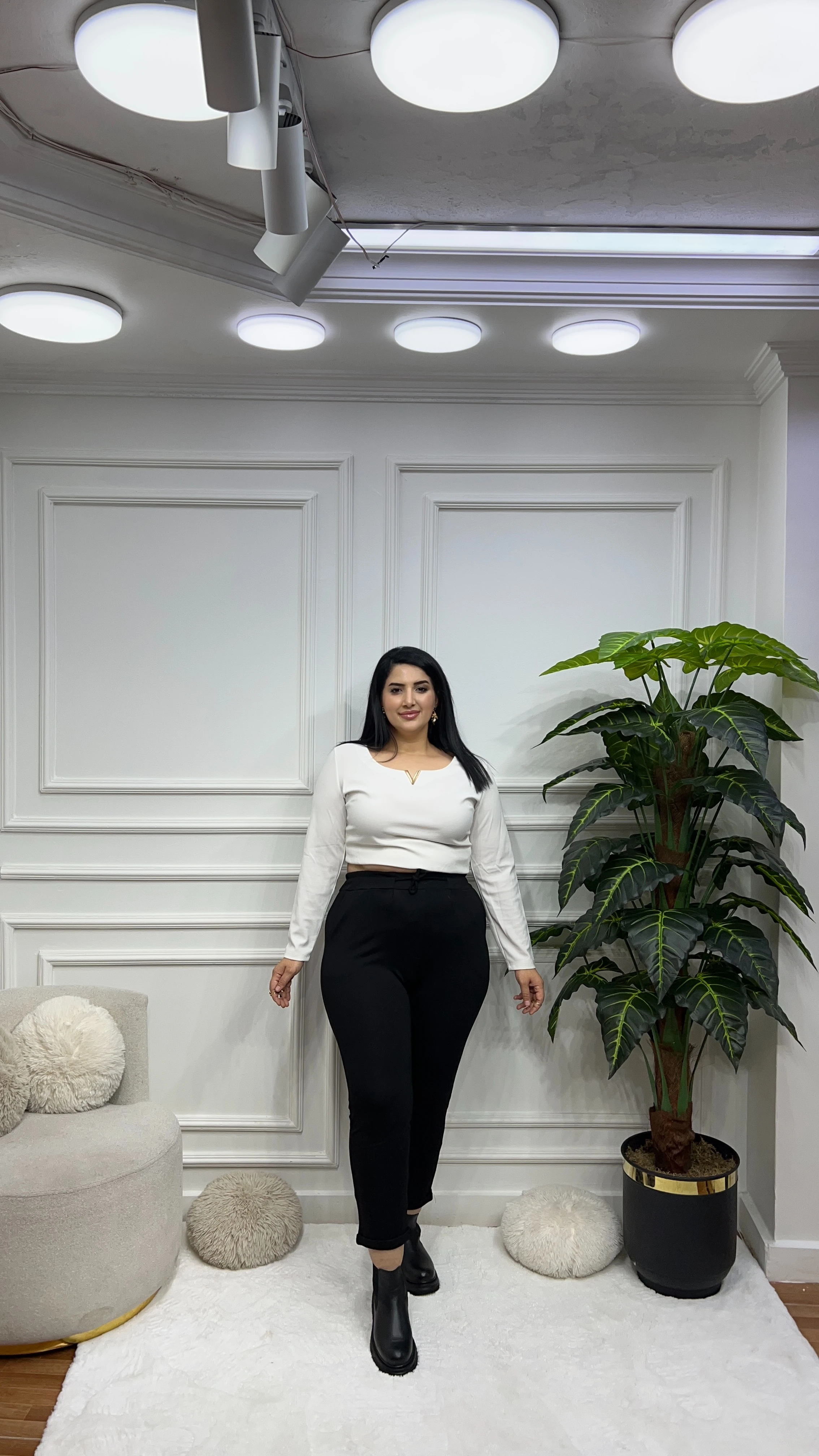 Büyük Beden Full Likralı Pantolon