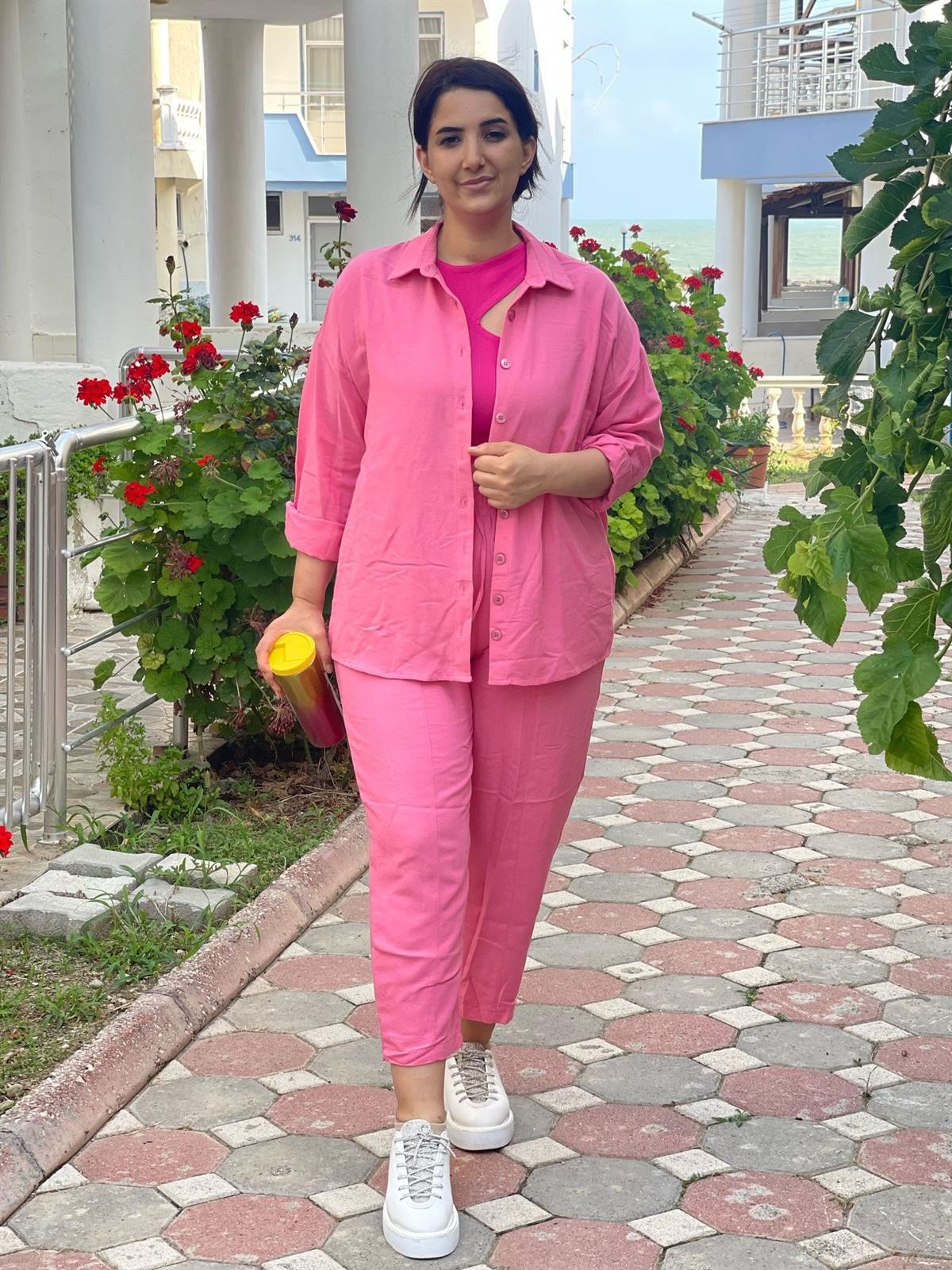 Bloom İkili Keten Takım