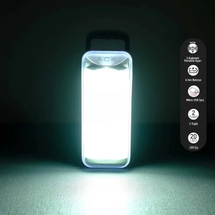 ACK Led Işıldak 5V USB Soketli 6500K Beyaz Işık AC01-00230 