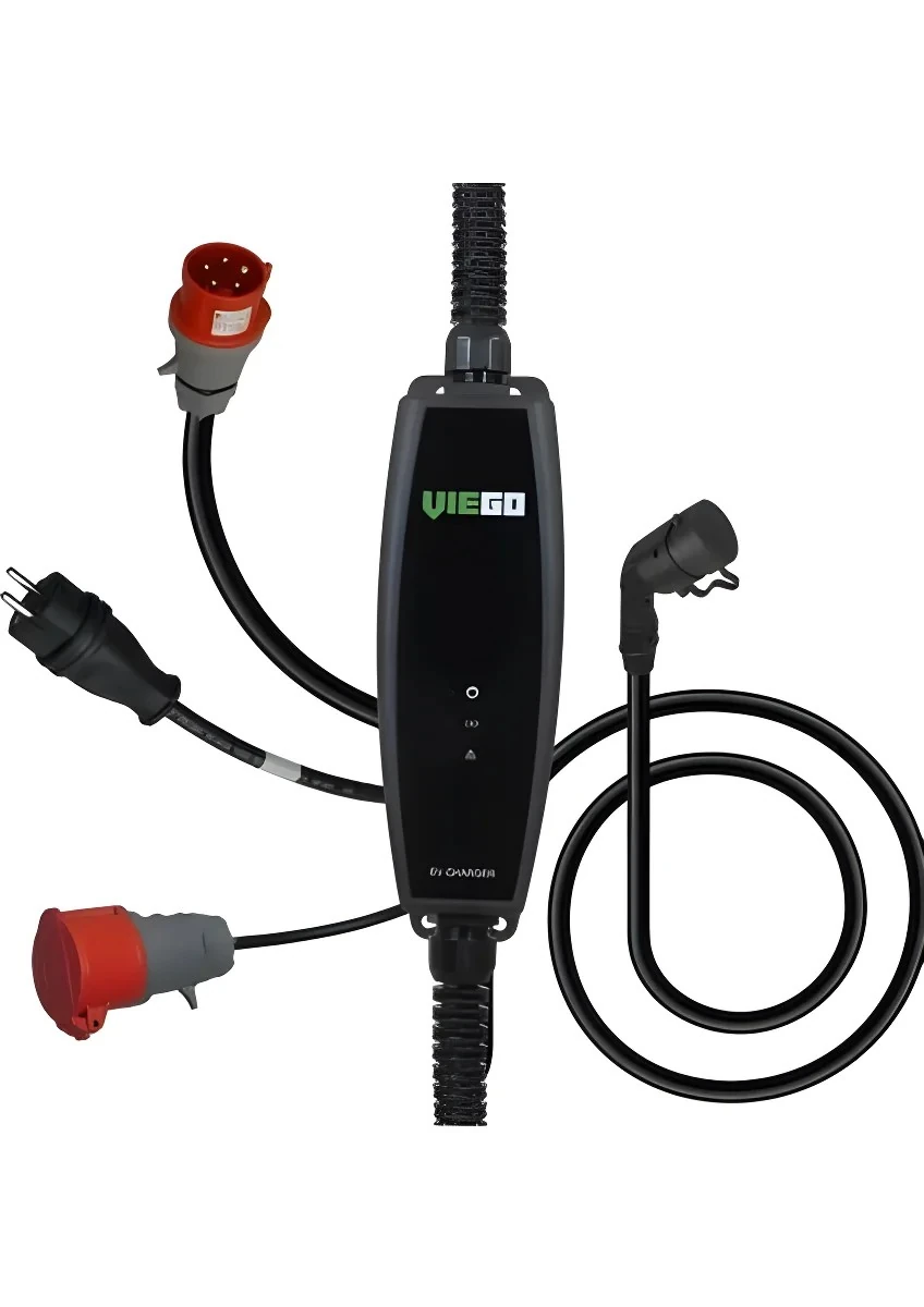 Viego Taşınabilir Elektrikli Araç Trifaze Şarj Cihazı 11/22KW Ilave Ev Prizi Dönüştürücülü