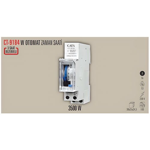 CATA ZAMAN SAATİ W OTOMAT 3500W CT-9184 