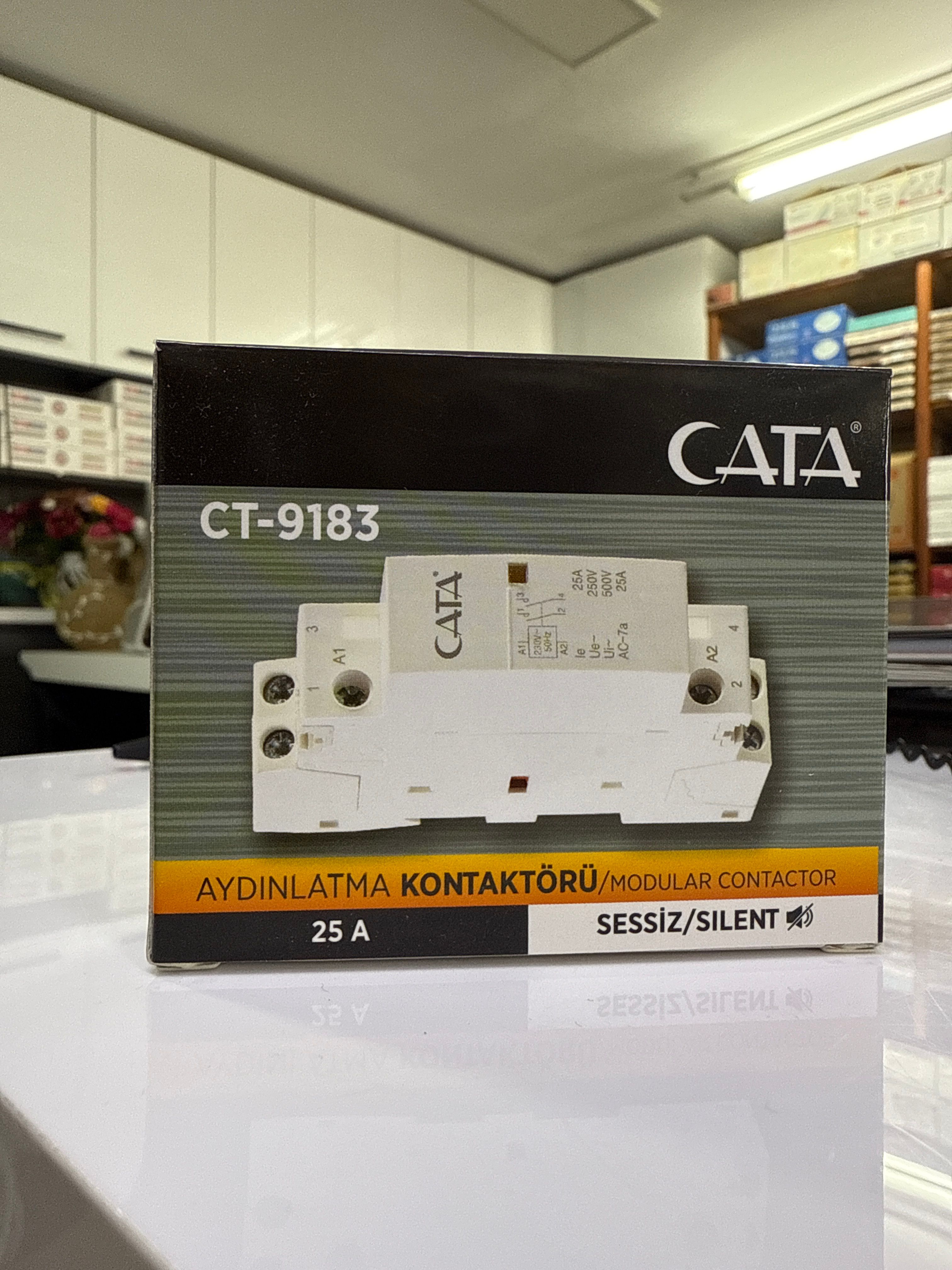 Cata Ray Tipi Kontaktör 25 Amper CT-9183