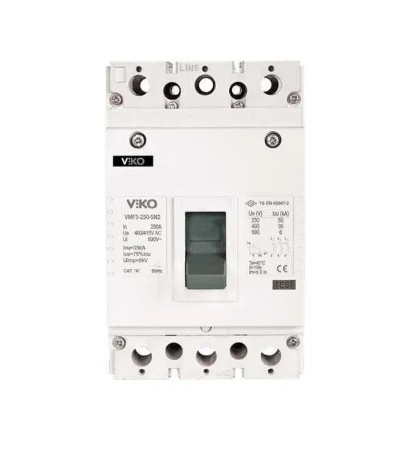 Viko 4X160 Amper 4 Kutuplu 35KA Sabit Kompakt Şalter VMF2-160-4-SN2