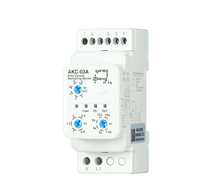 Entes AKC-03A CT-25 İle 1.5-60A Akım Koruma Rölesi
