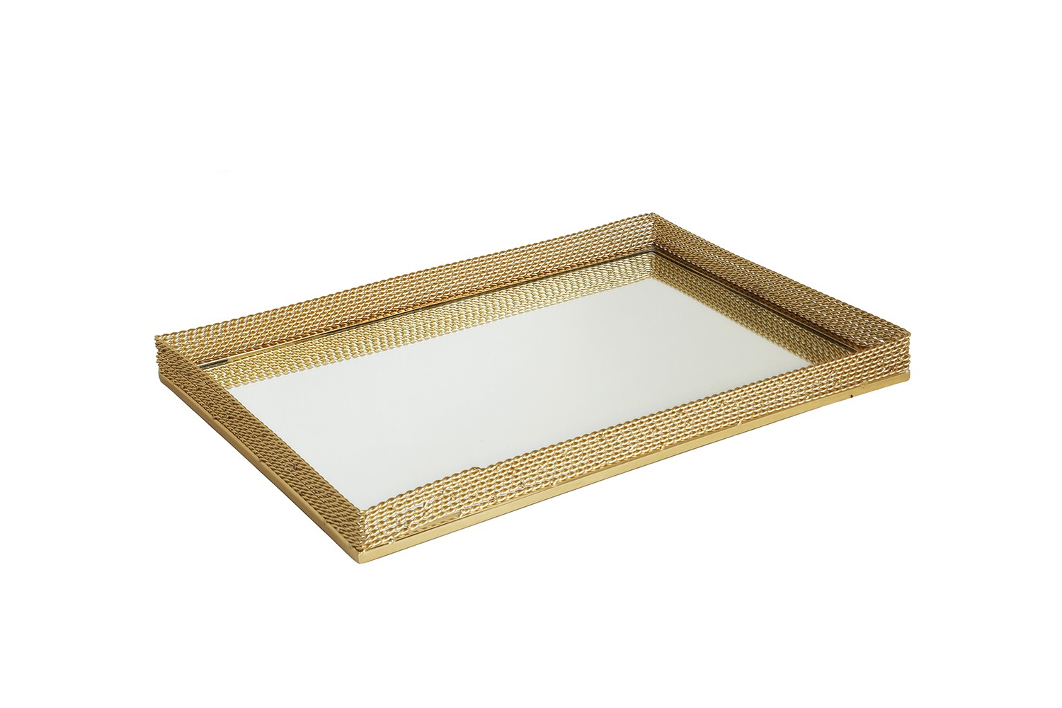 Gold Burmalı Tepsi image