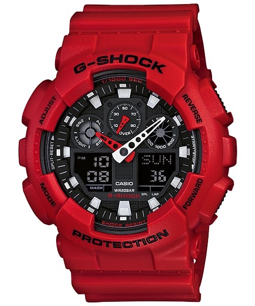 GA-100B-4ADR Casio G-Shock Erkek Kol Saati image