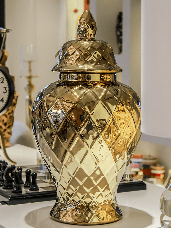 Gold Desenli Küp image