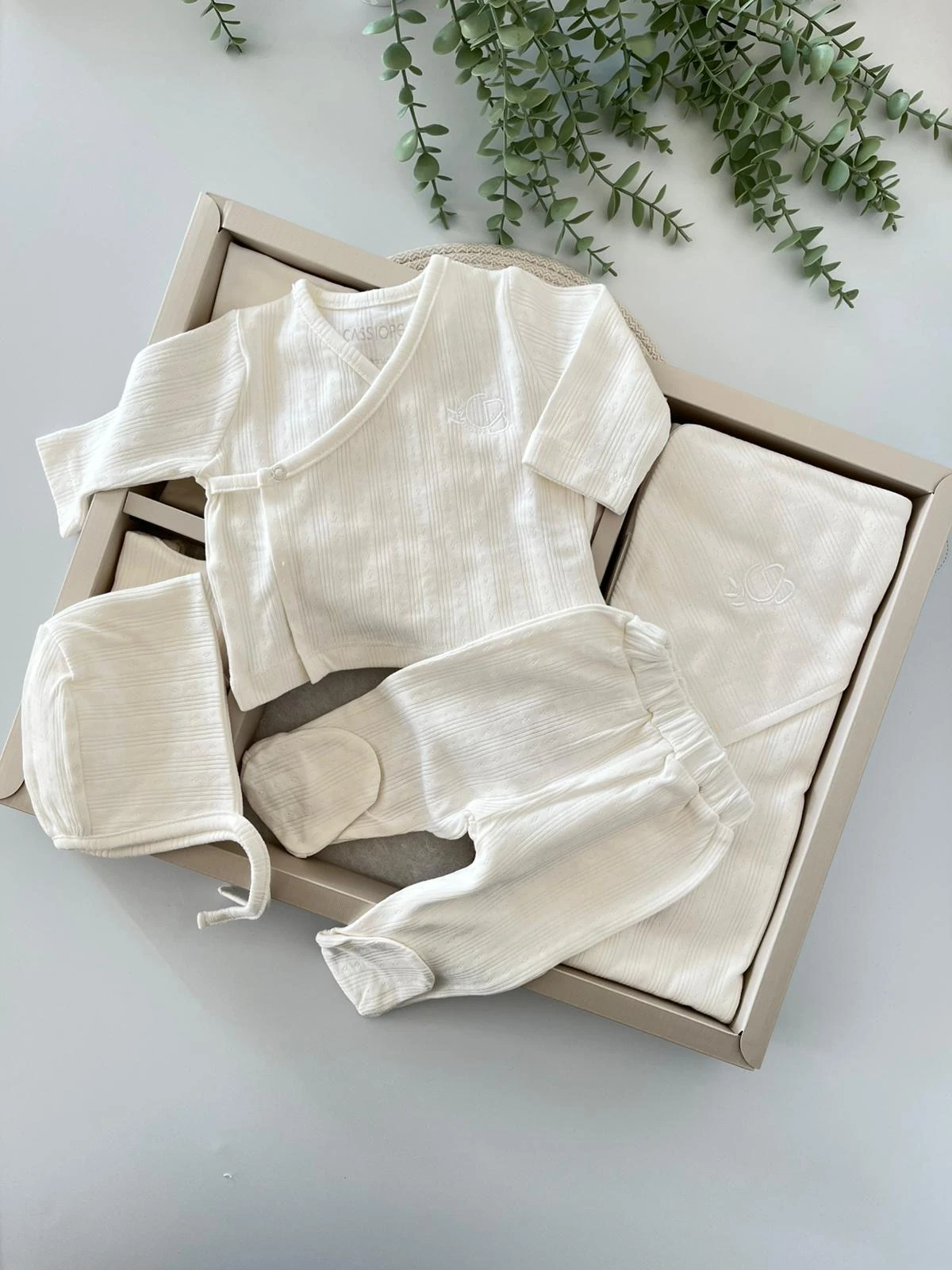 Premium Erkek Bebek Pamuklu 10’lu Hastane Çıkışı Seti