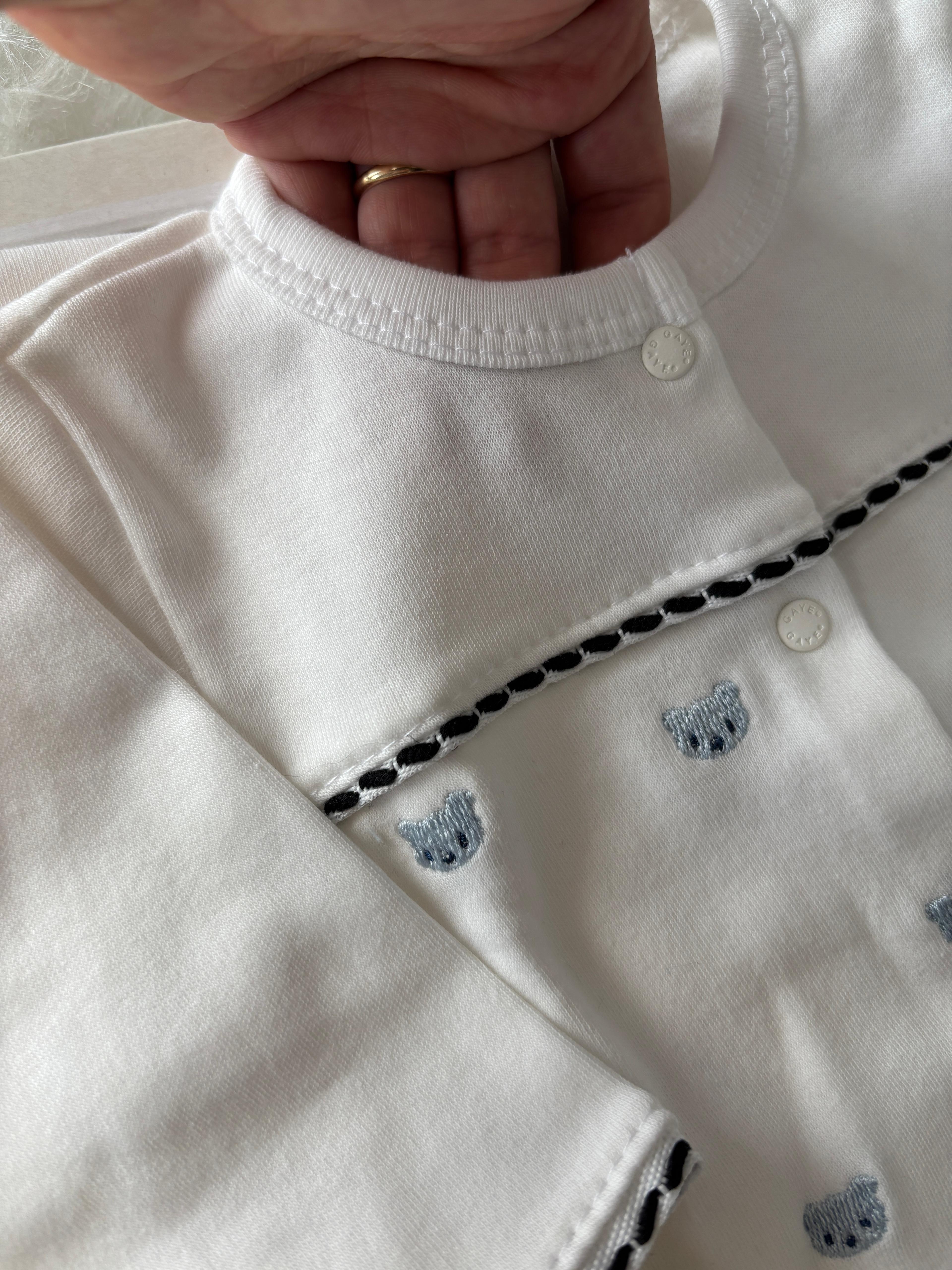 Erkek Bebek 0-3 Ay Teddy Bear 10'lu Hastane Çıkış Seti Ekru Renk