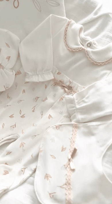 Kız Bebek 0-3 Ay Beauty Girl Kutulu Set Ekru Renk