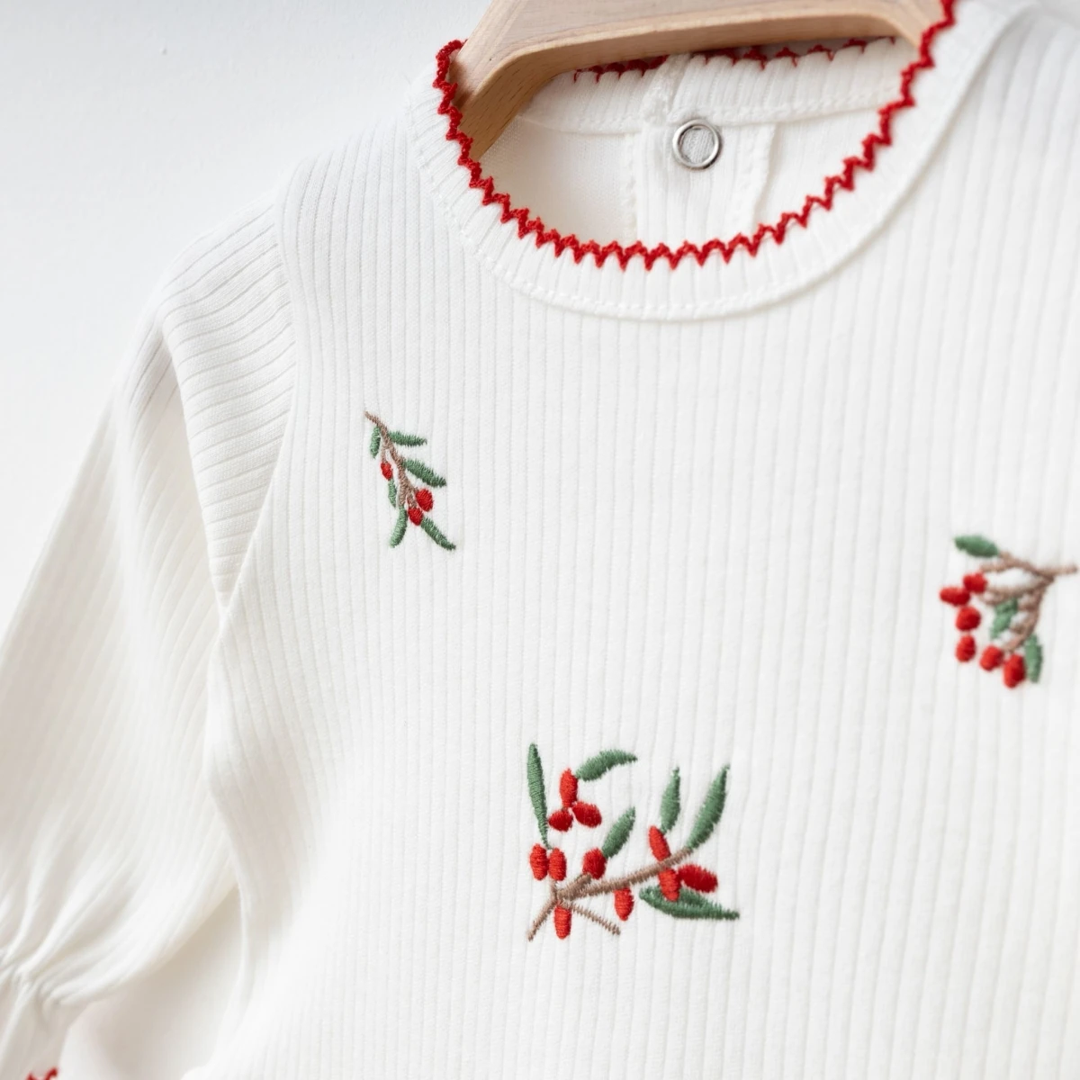 Kız Bebek 0-3-6 Ay Kokina Desenli Tulum Ekru Renk