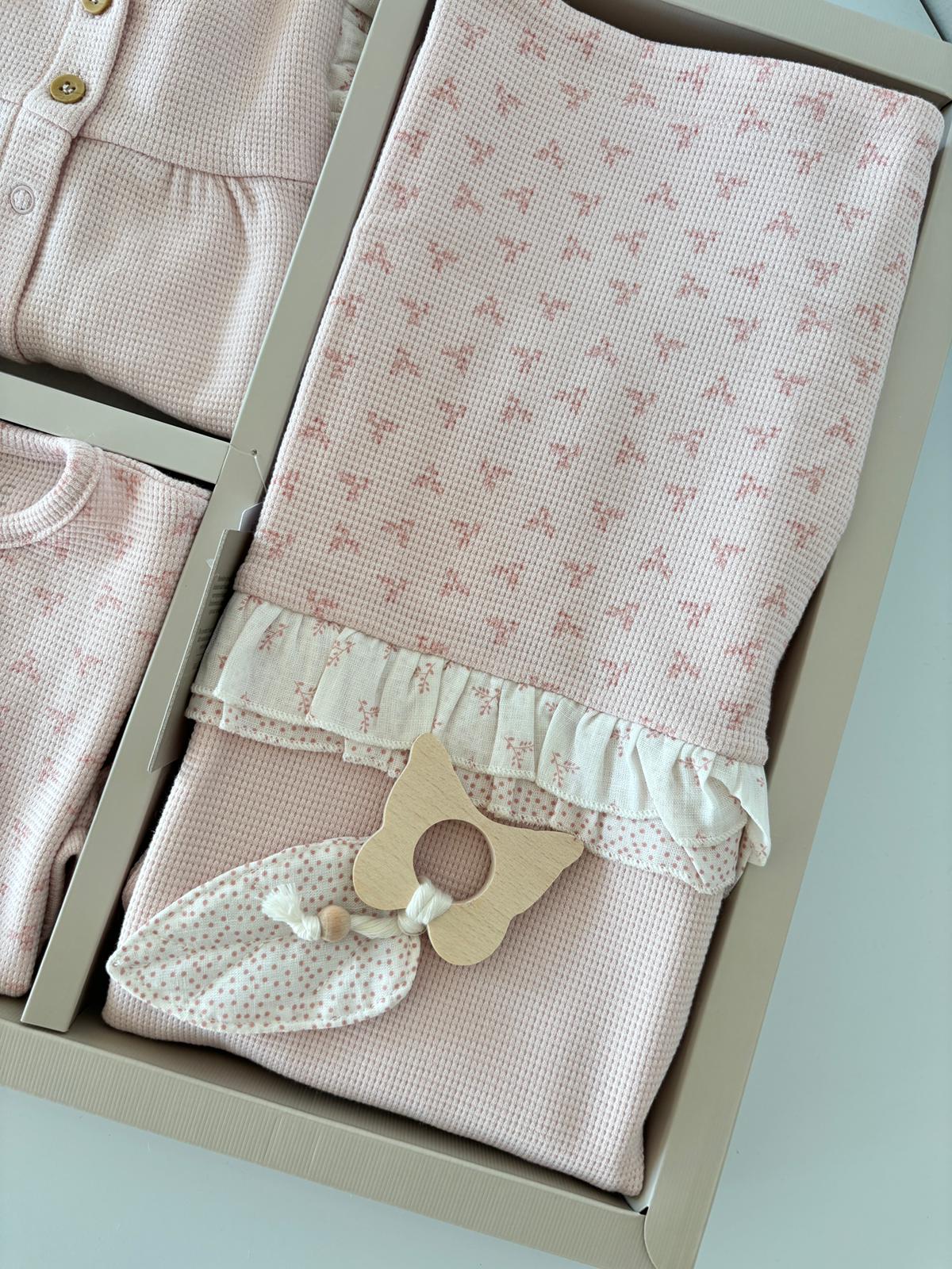 Kız Bebek Çiçek Baskılı Premium 10'lu Hastane Çıkışı Pudra