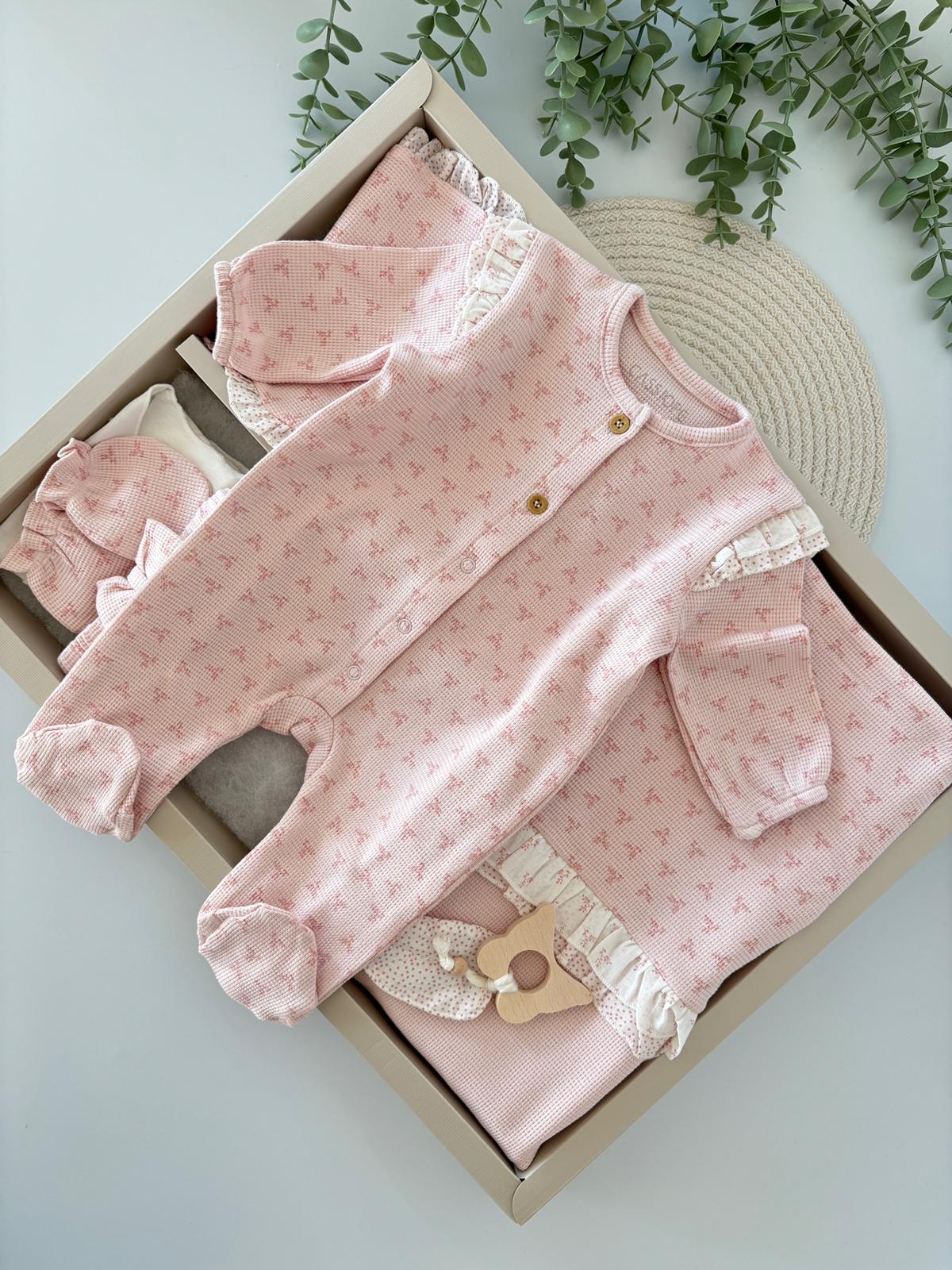 Kız Bebek Çiçek Baskılı Premium 10'lu Hastane Çıkışı Pudra