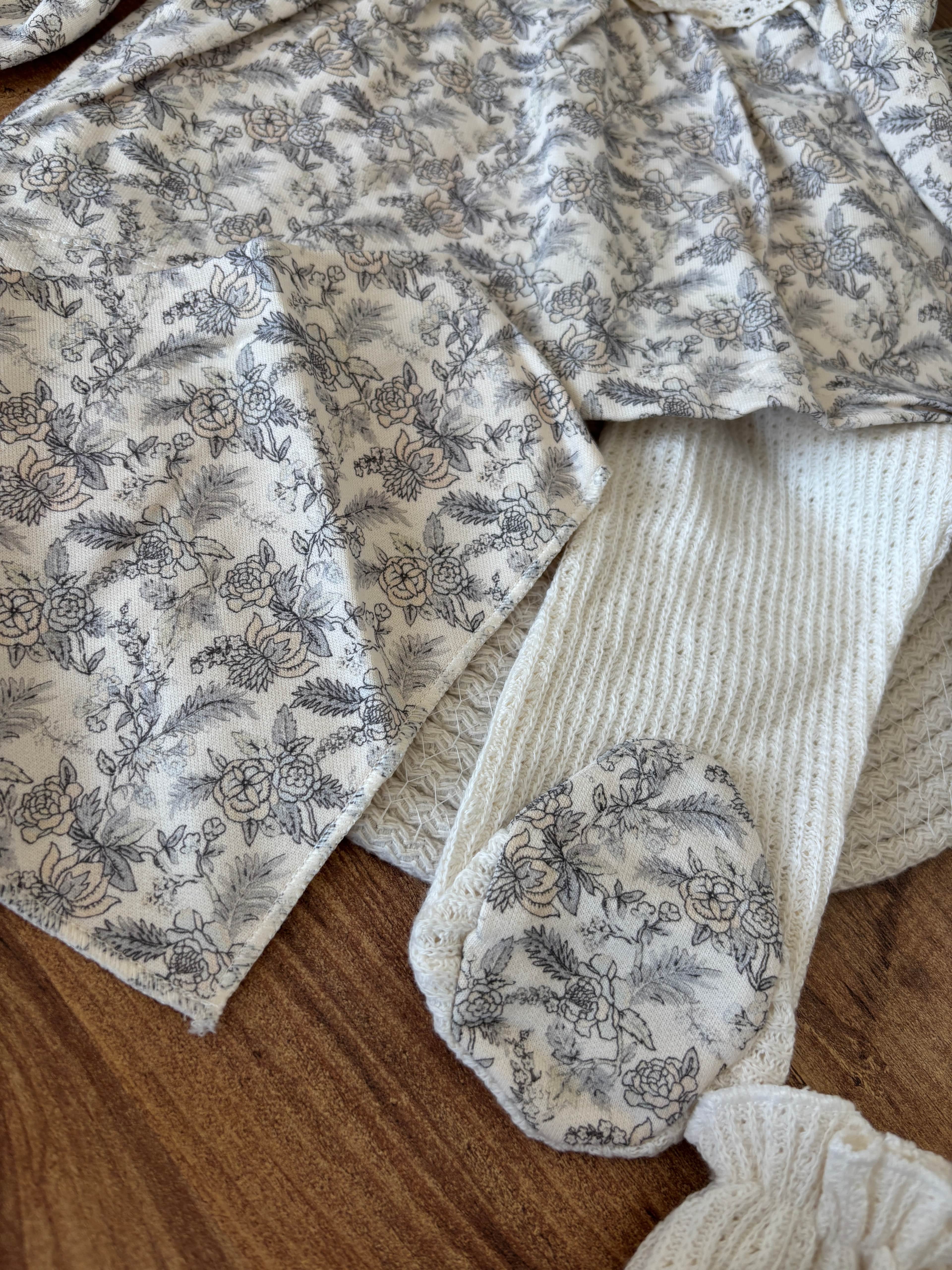 Kız Bebek 0-3 Ay Little Honey 5’li Zıbın Set %100 Pamuk