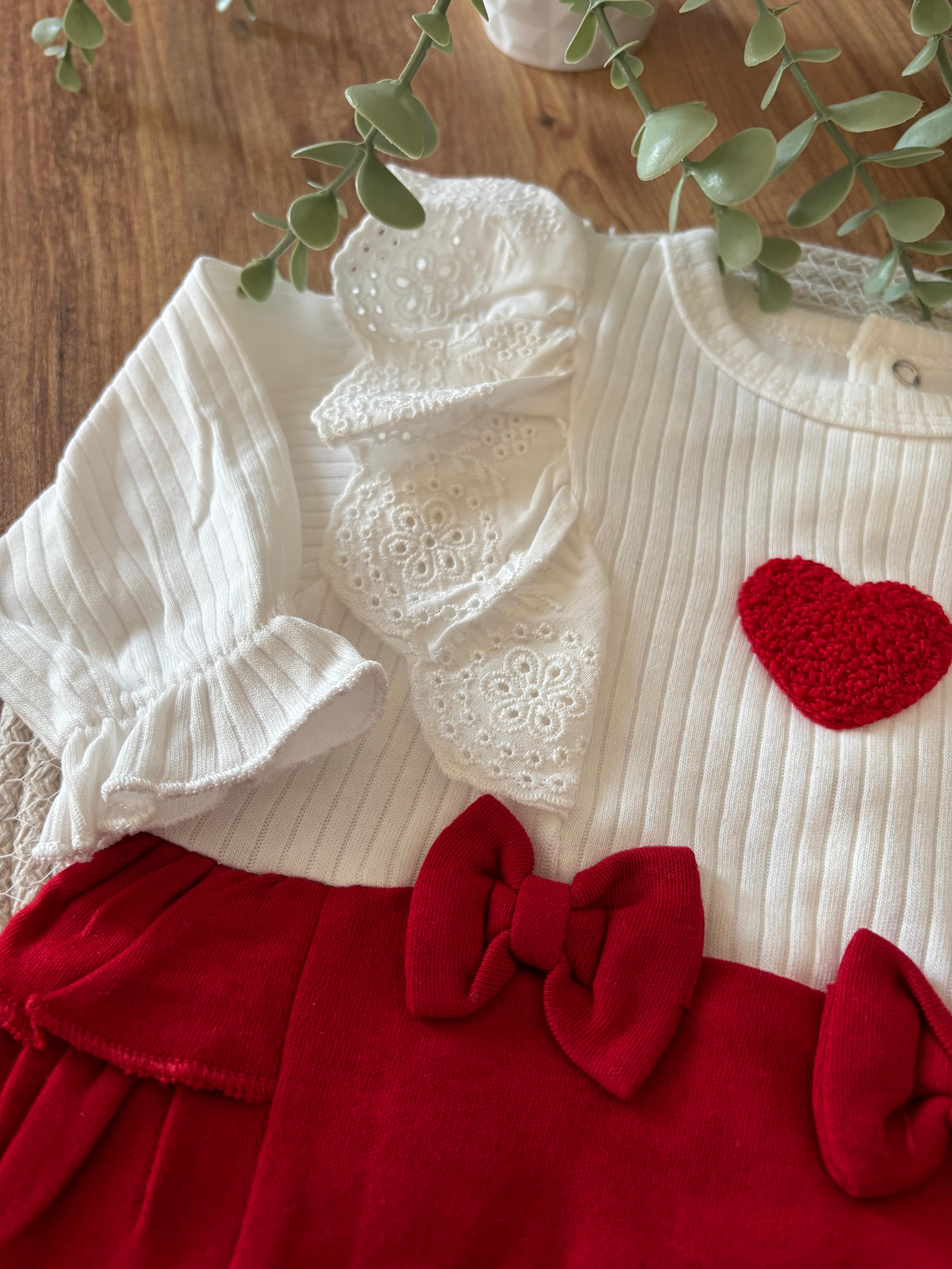 Kız Bebek Lottie Çoraplı Romper