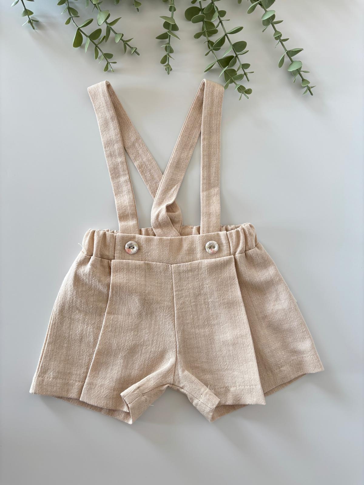 Kız Bebek 6-24 Ay Çiçekli 2’li Takım Bej Renk